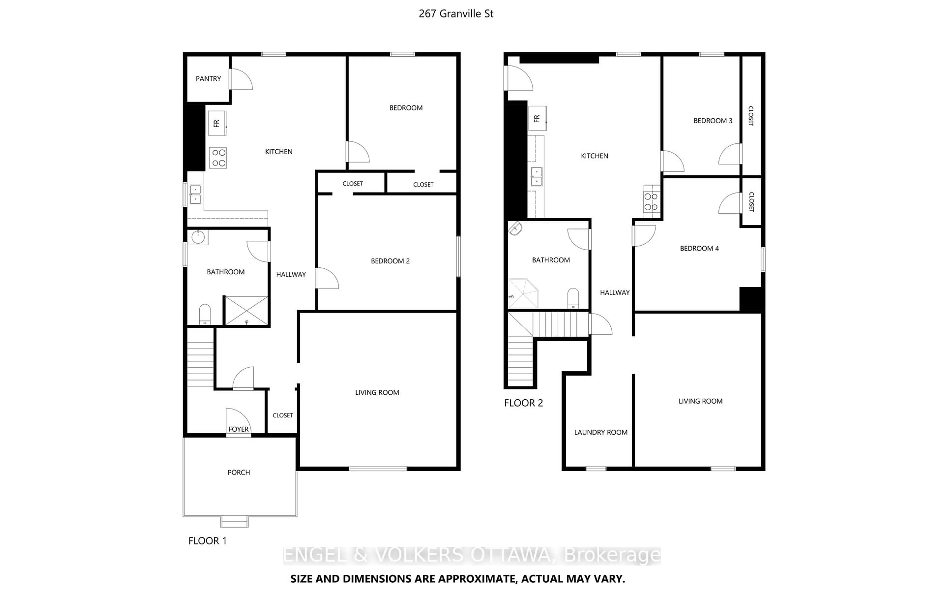 Floor plan for 267 Granville St, Ottawa Ontario K1L 6Z3