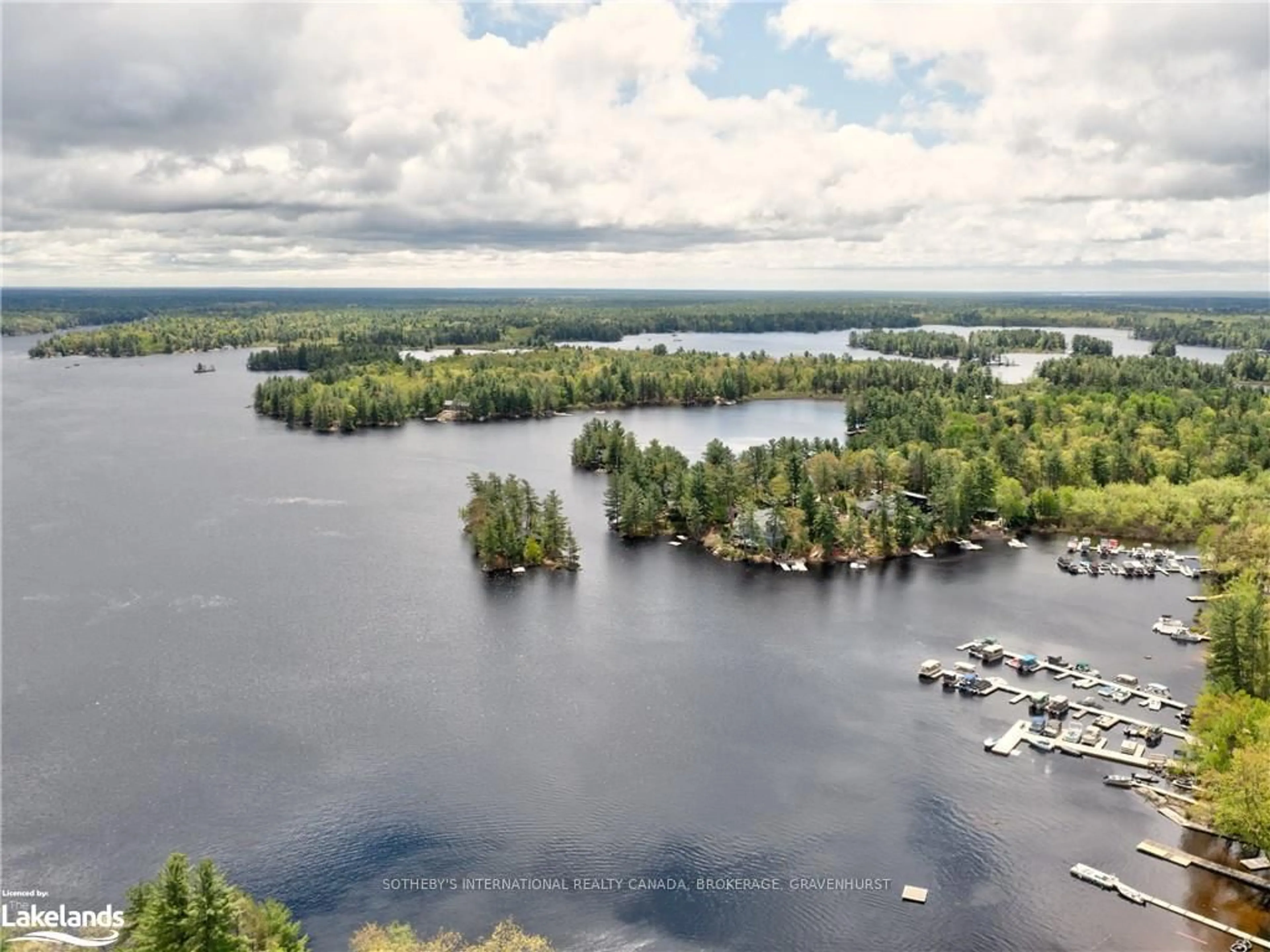 A pic from outside/outdoor area/front of a property/back of a property/a pic from drone, water/lake/river/ocean view for 1209 NORTH KAHSHE LAKE Rd, Gravenhurst Ontario P0E 1G0
