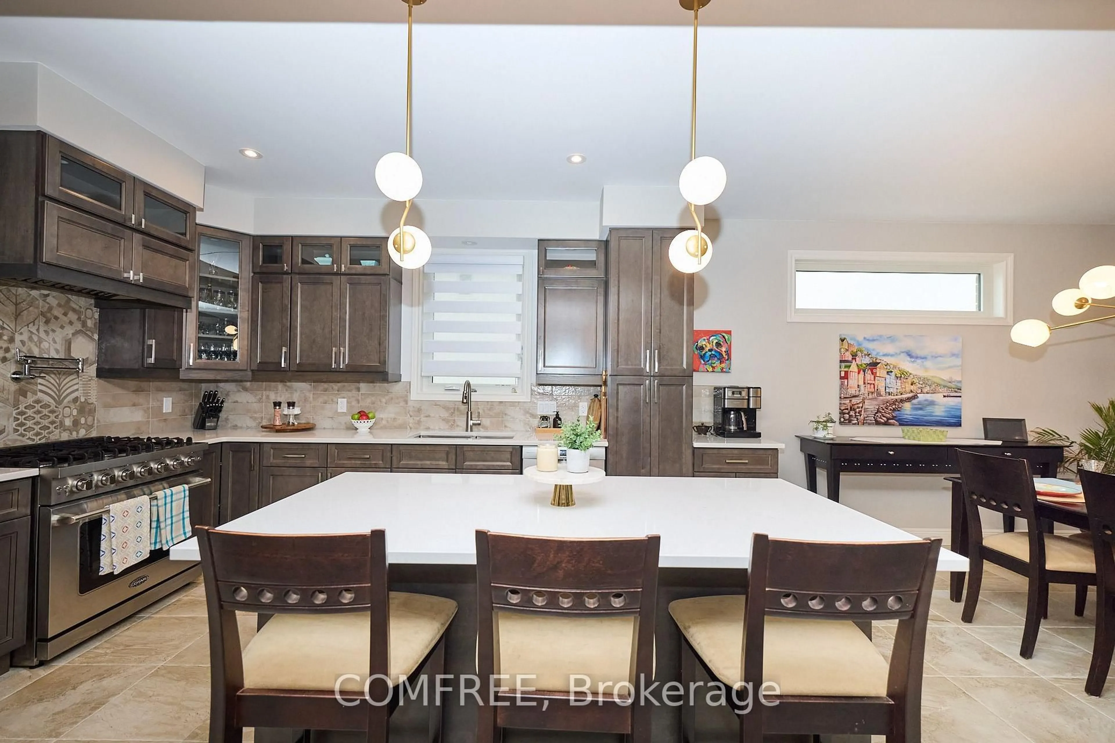 Contemporary kitchen, ceramic/tile floor for 8880 Angie Dr, Niagara Falls Ontario L2H 3W8