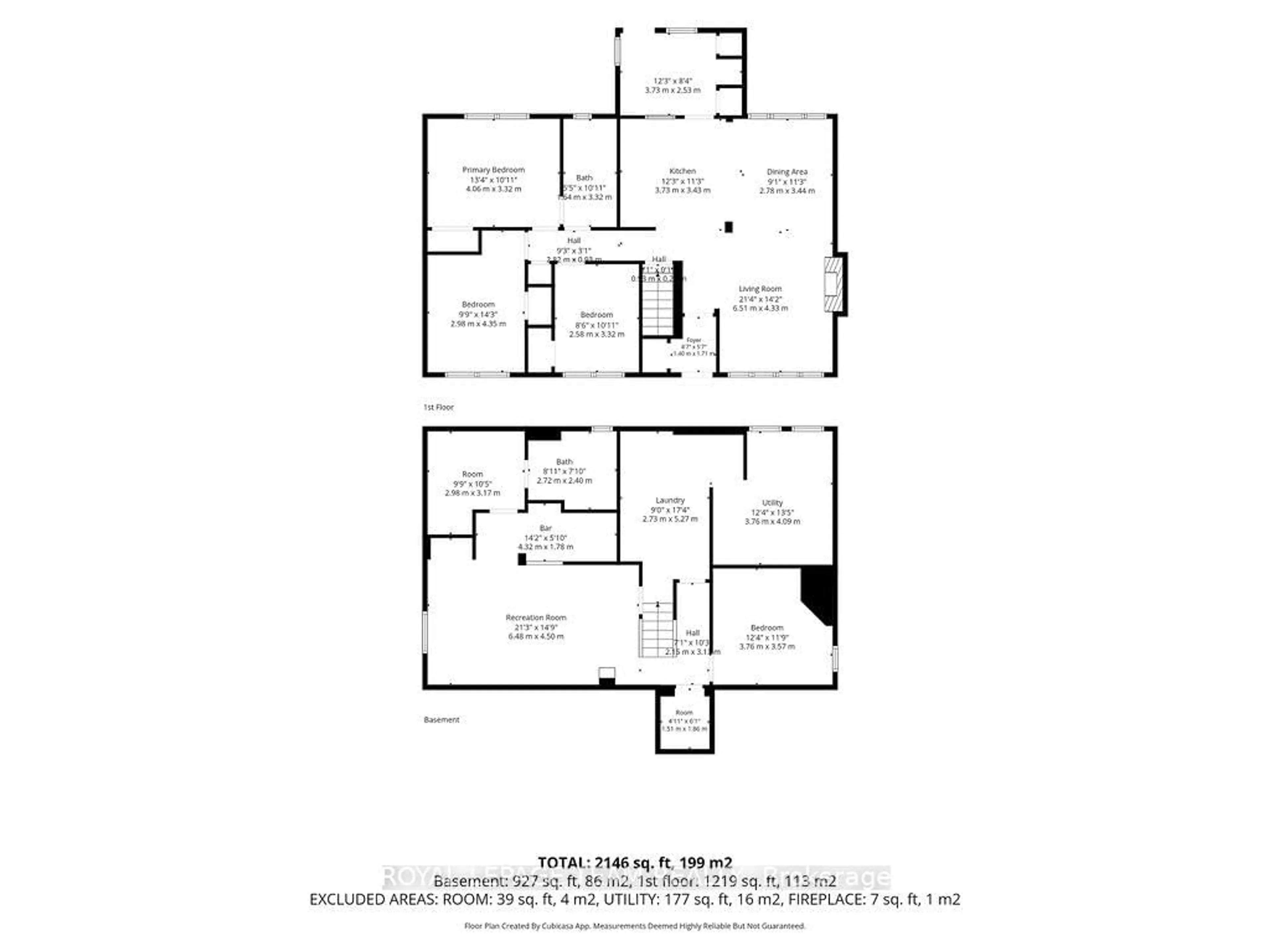 Floor plan for 2141 Belair Dr, Ottawa Ontario K2C 0X2