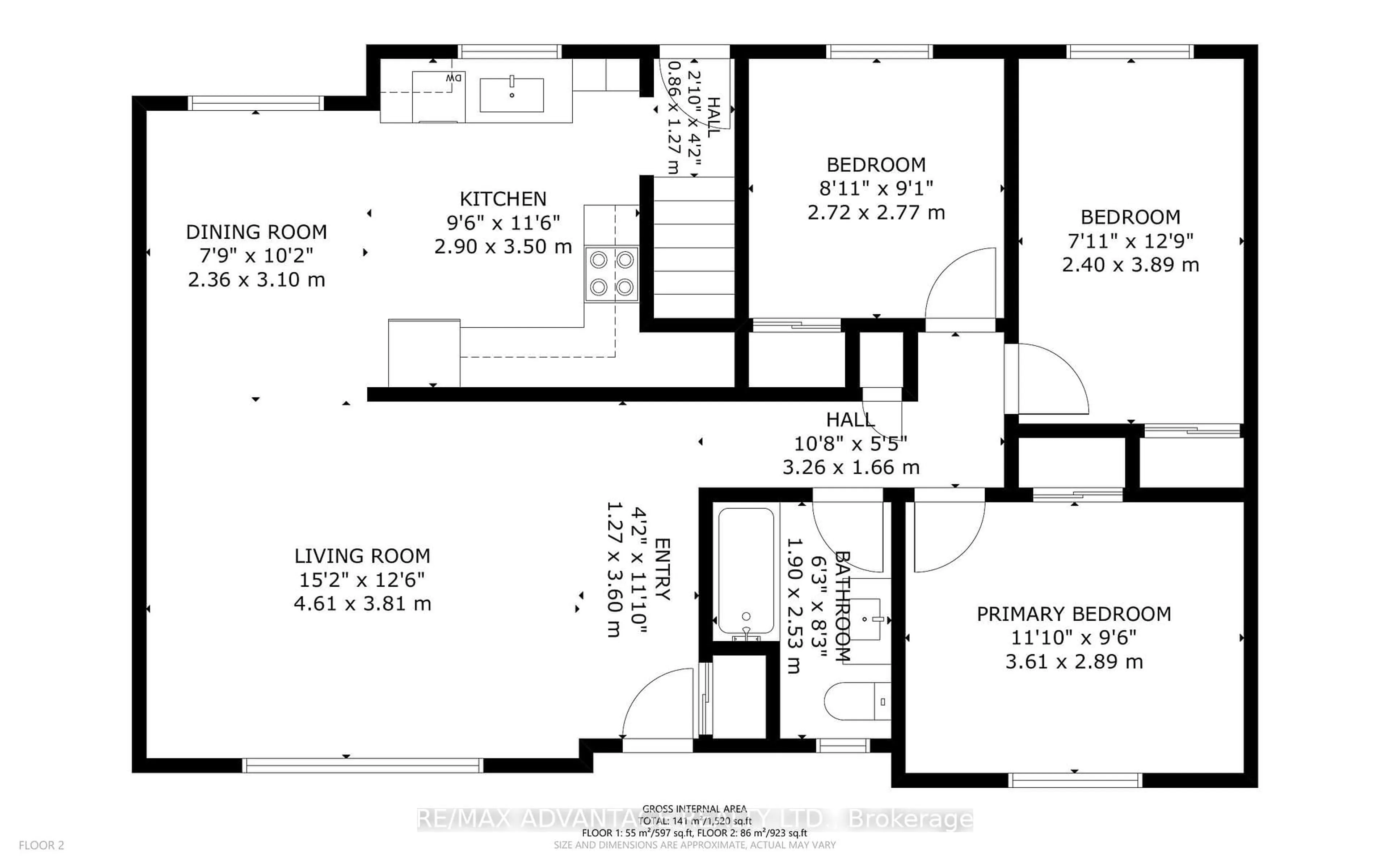 Floor plan for 1031 Eagle Dr, London South Ontario N5Z 3H4
