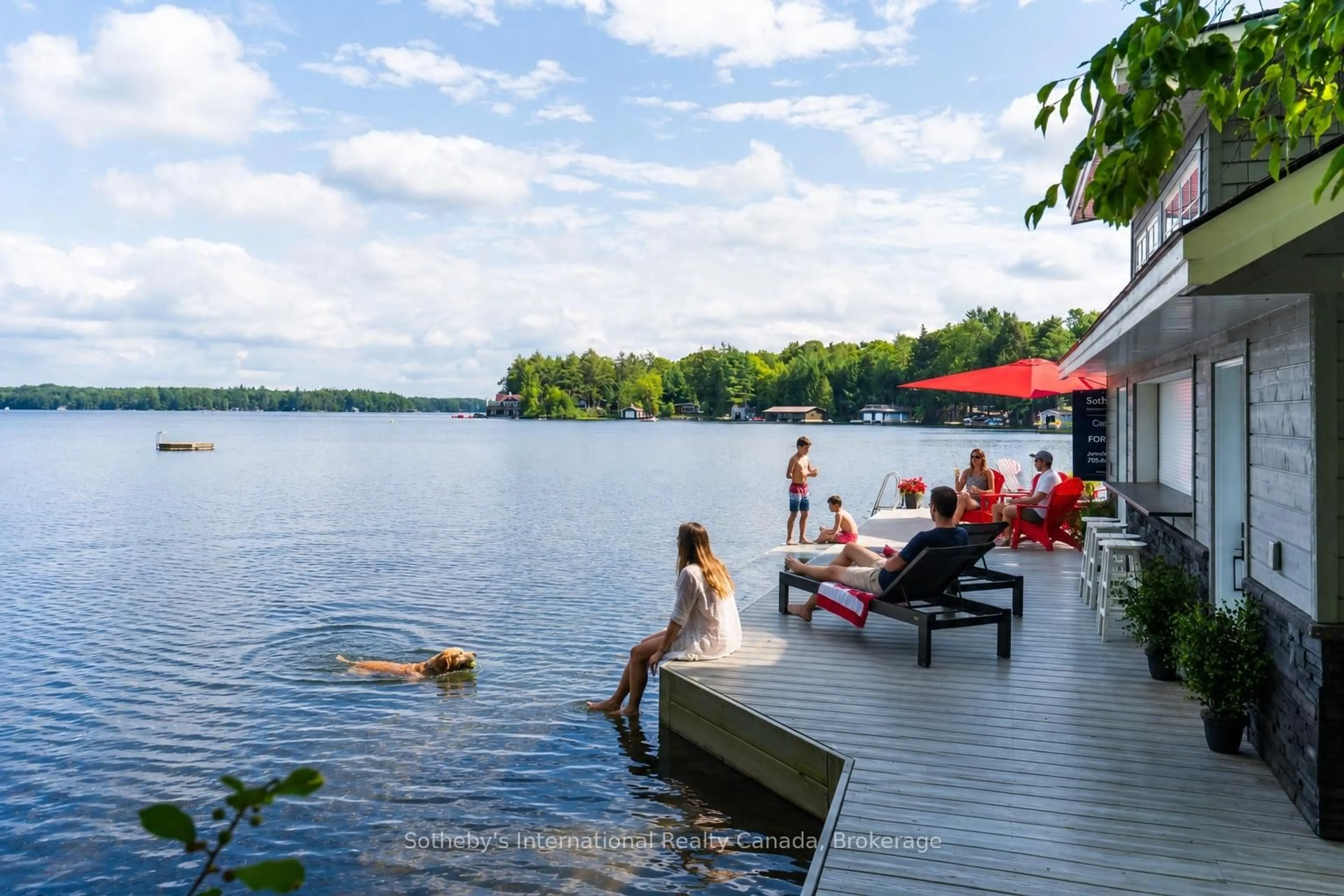 Patio, water/lake/river/ocean view for 3646 Muskoka Rd 169 Rd #Unit 12, Muskoka Lakes Ontario P0C 1A0