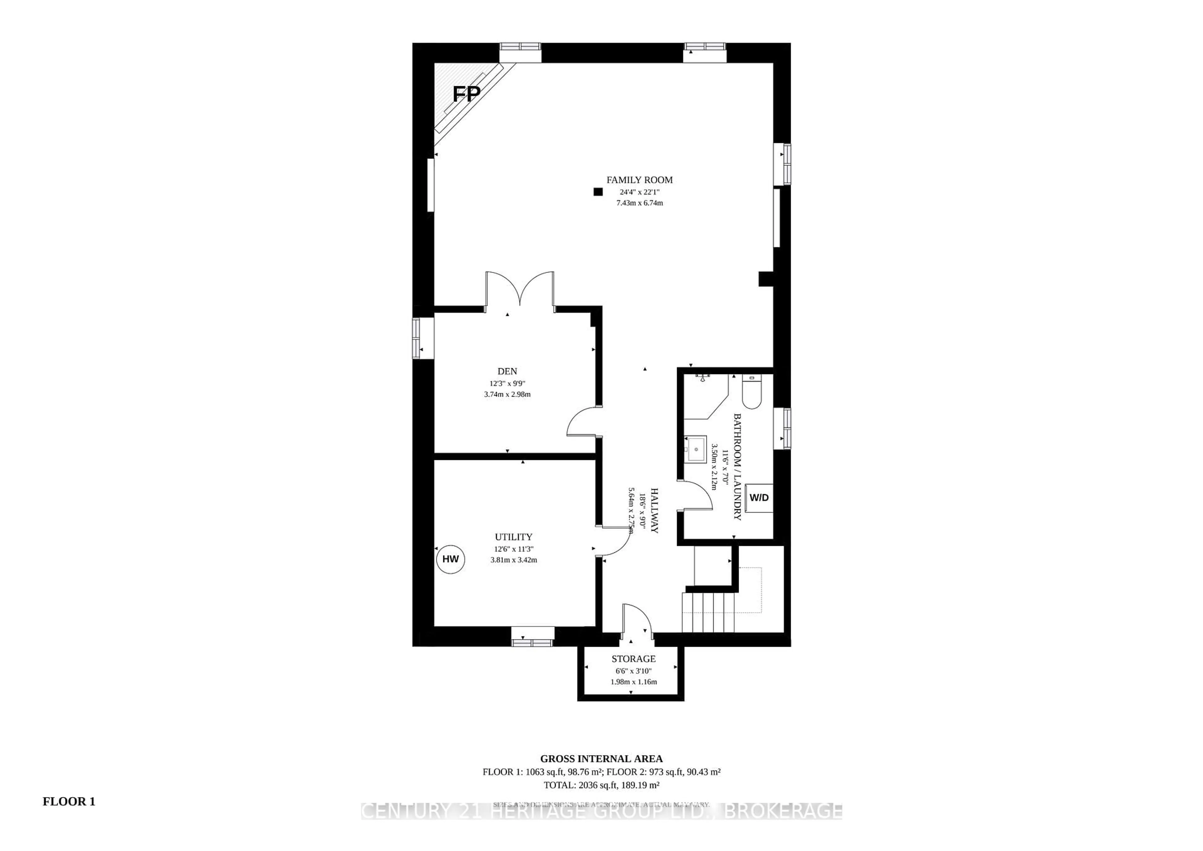 Floor plan for 189 Westdale Ave, Kingston Ontario K7L 4S4
