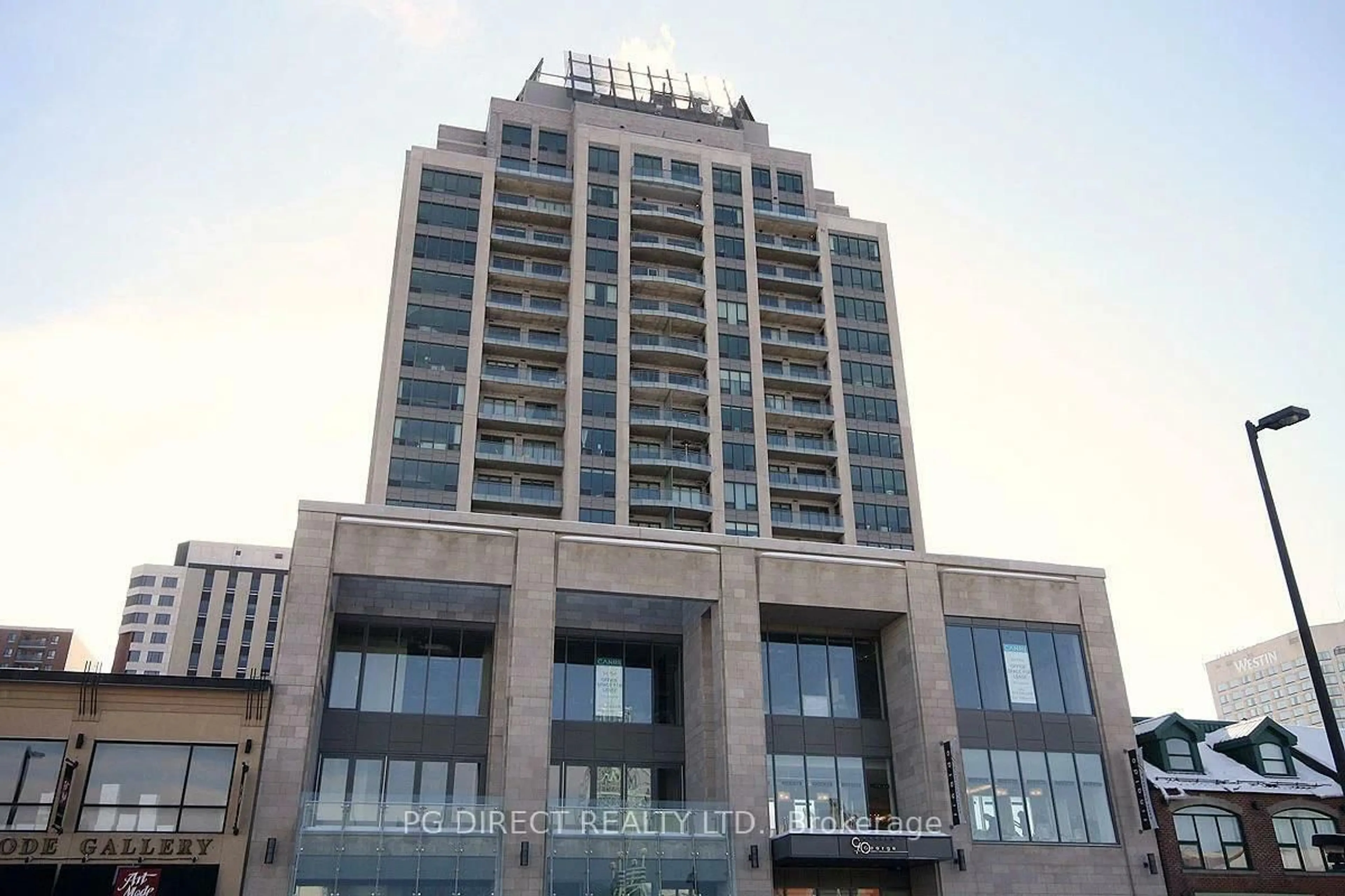 Indoor foyer for 90 George St #1405, Ottawa Ontario K1N 0A8