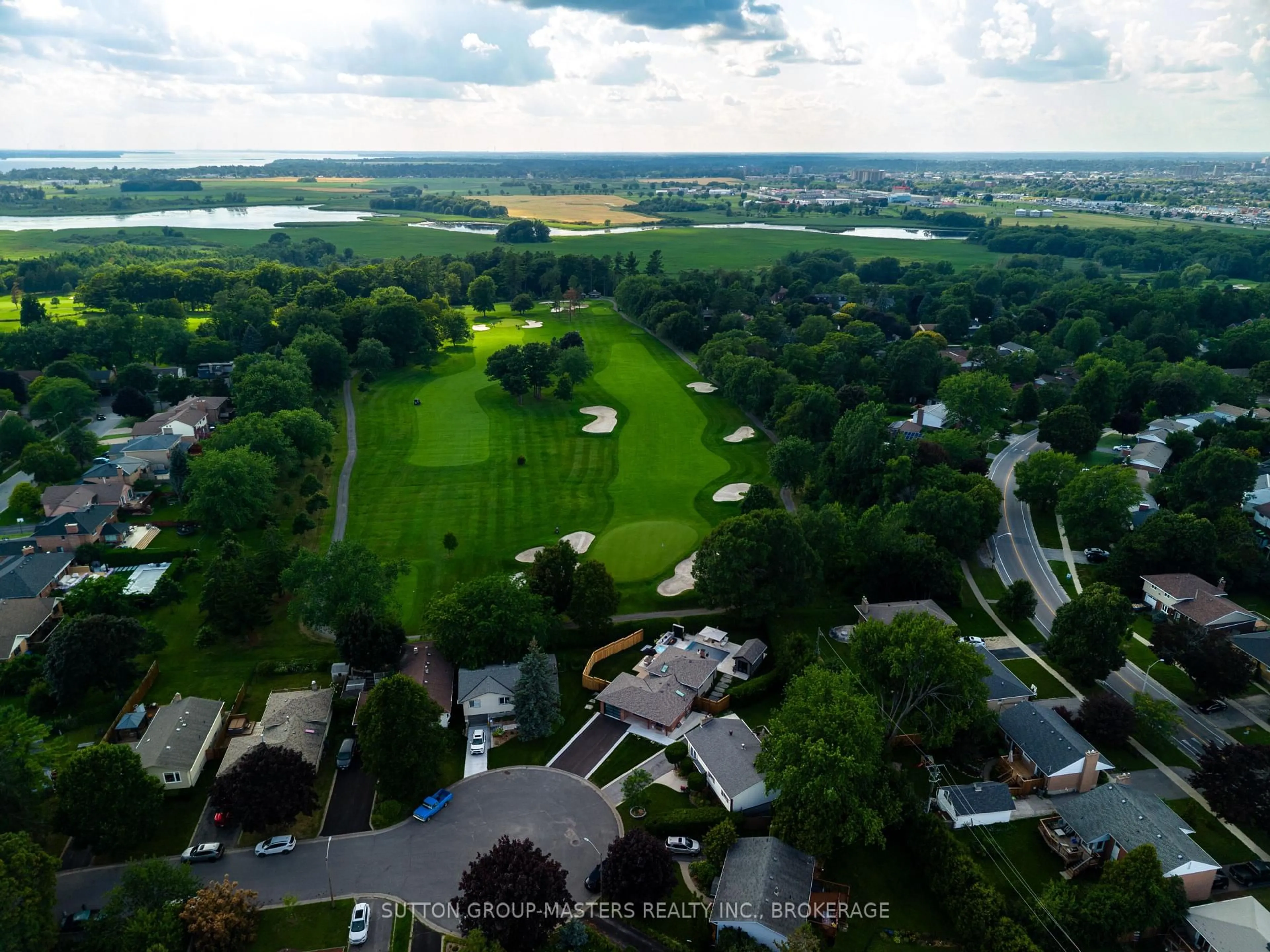 A pic from outside/outdoor area/front of a property/back of a property/a pic from drone, water/lake/river/ocean view for 24 Richfield Pl, Kingston Ontario K7M 6Y2