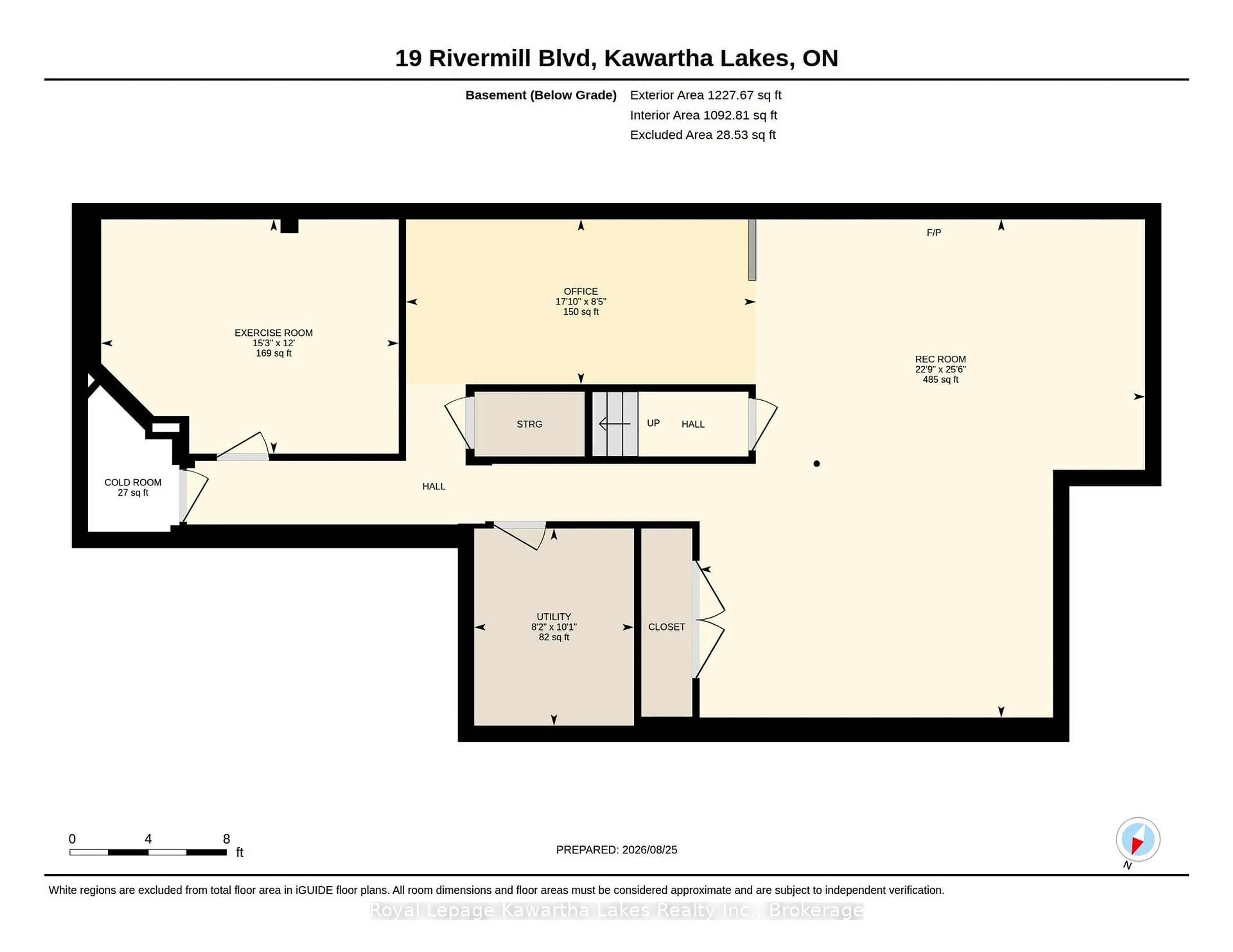 Floor plan for 19 Rivermill Blvd, Kawartha Lakes Ontario K9V 6K6