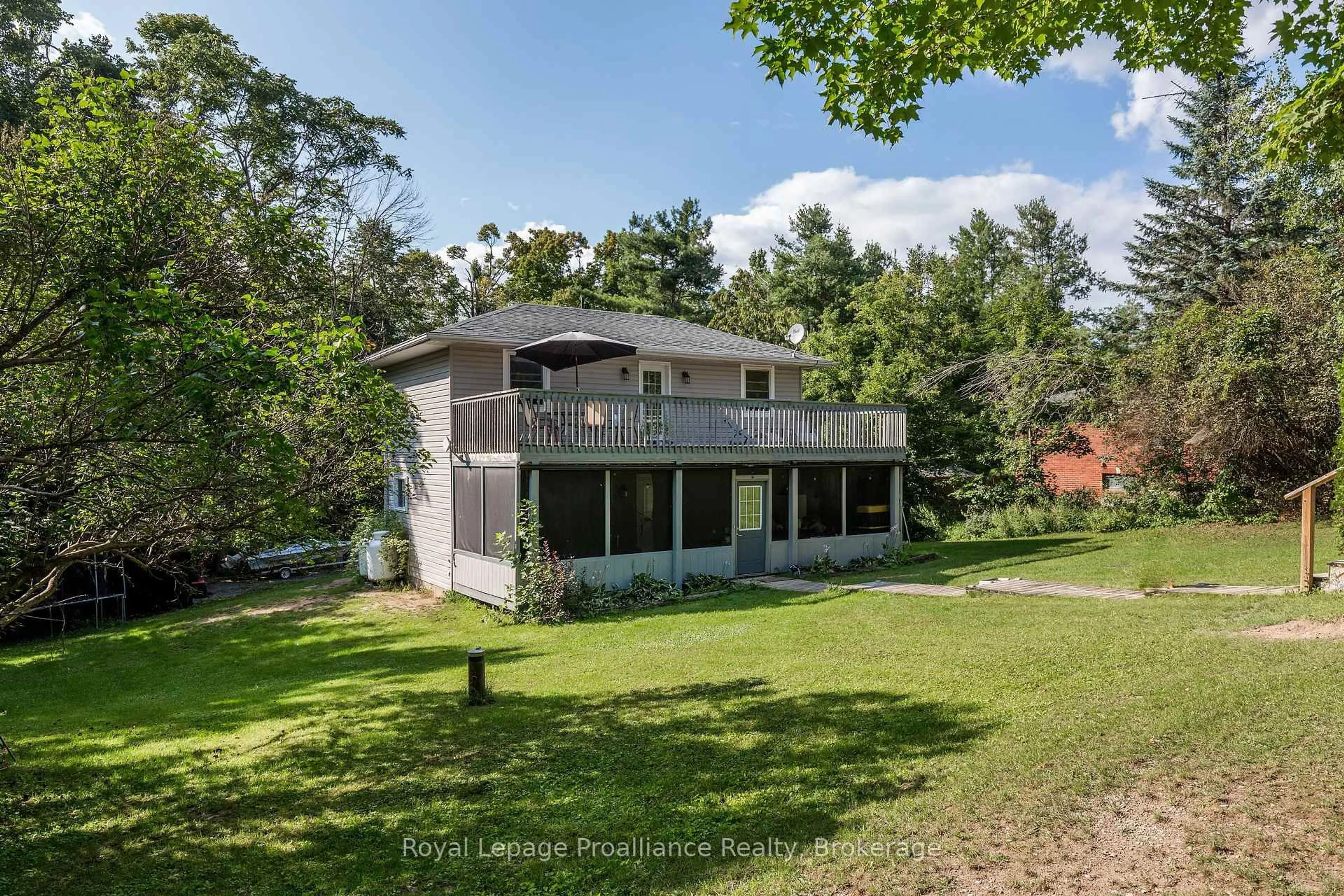A pic from outside/outdoor area/front of a property/back of a property/a pic from drone, unknown for 337 Lake Dalrymple Rd, Kawartha Lakes Ontario L0K 1W0