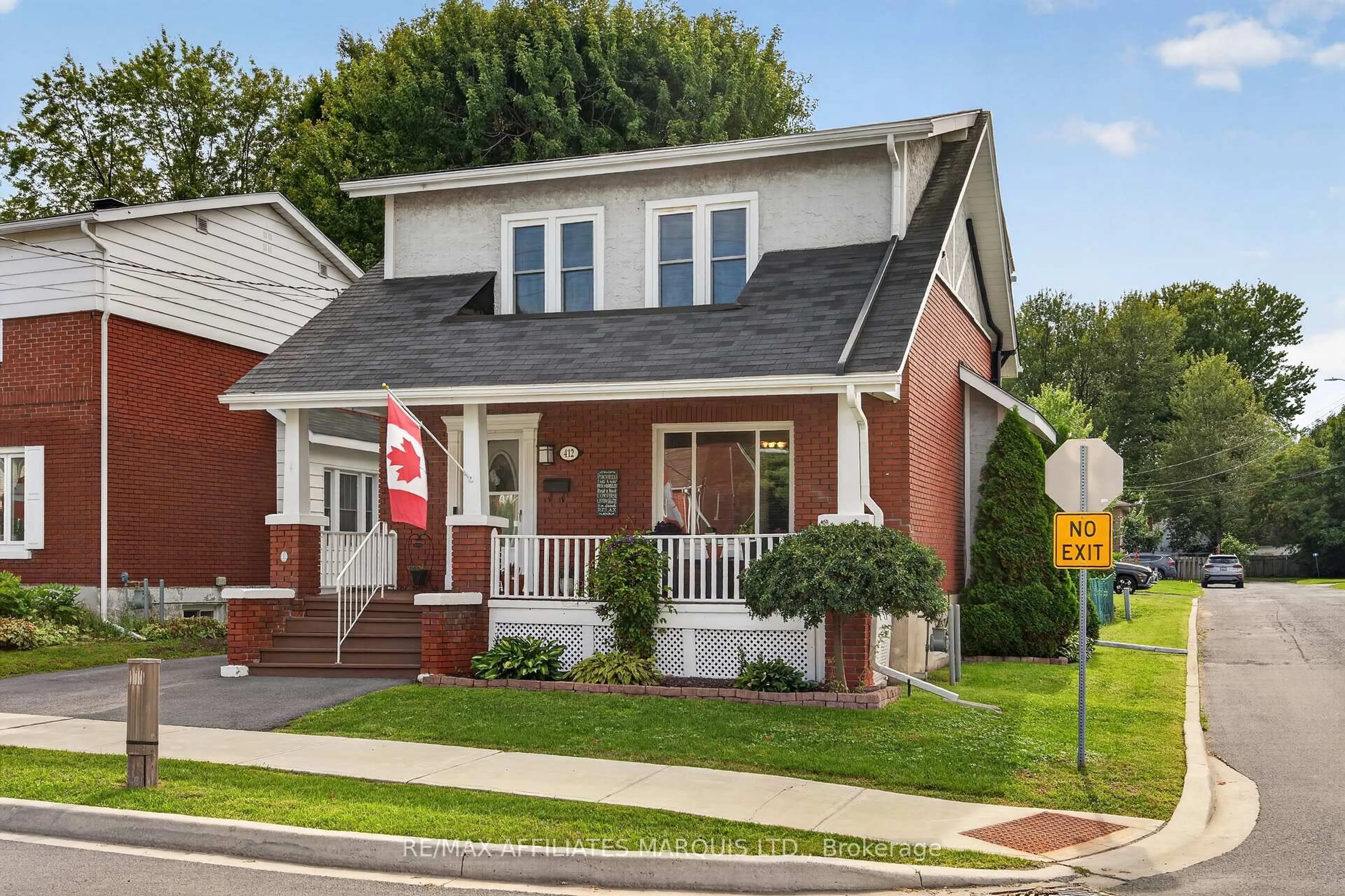 Home with brick exterior material, street for 412 York St, Cornwall Ontario K6J 3Z5
