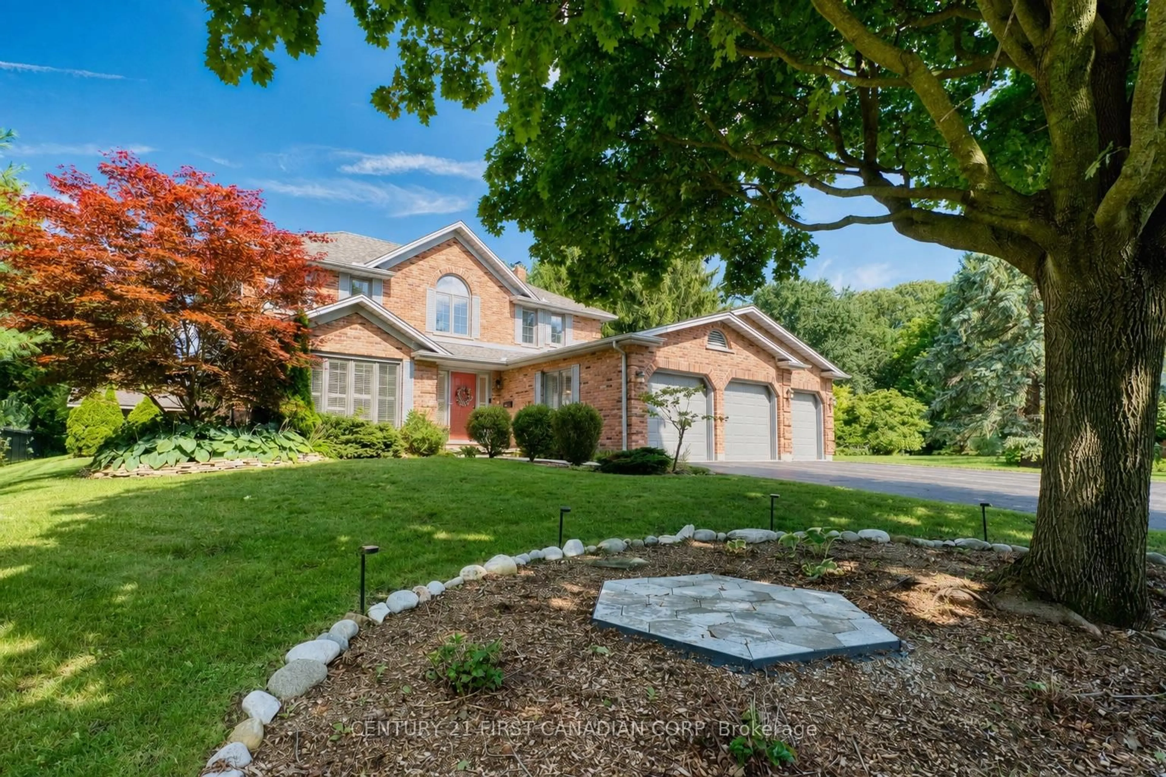 Home with brick exterior material, street for 23 SHETLAND Cres, London North Ontario N5X 3P6