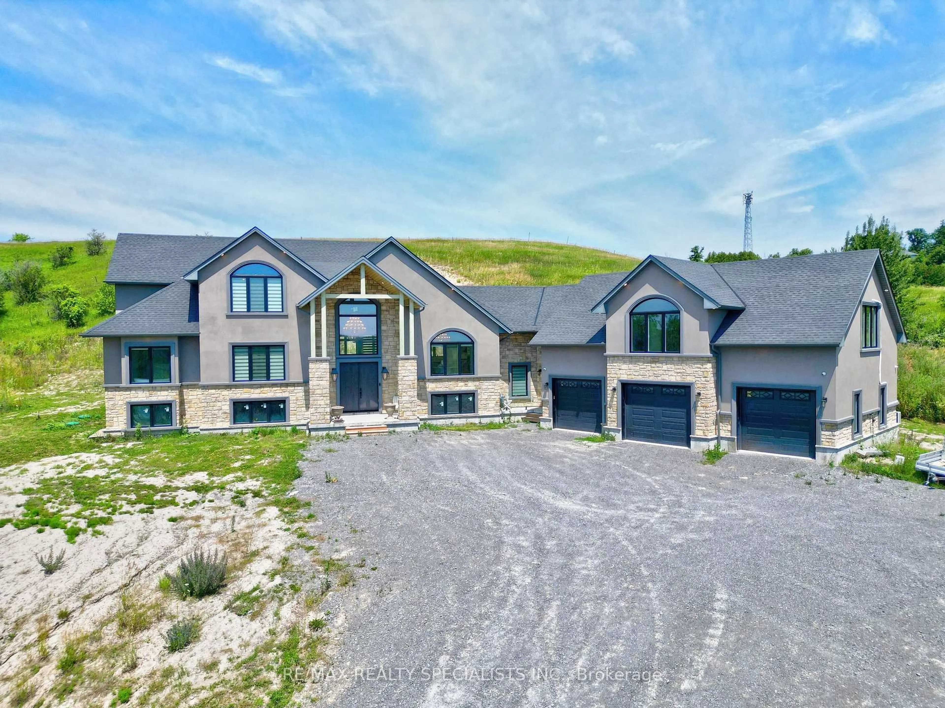 A pic from outside/outdoor area/front of a property/back of a property/a pic from drone, mountain view for 12846 County Rd 2 Rd, Cramahe Ontario K0K 1S0