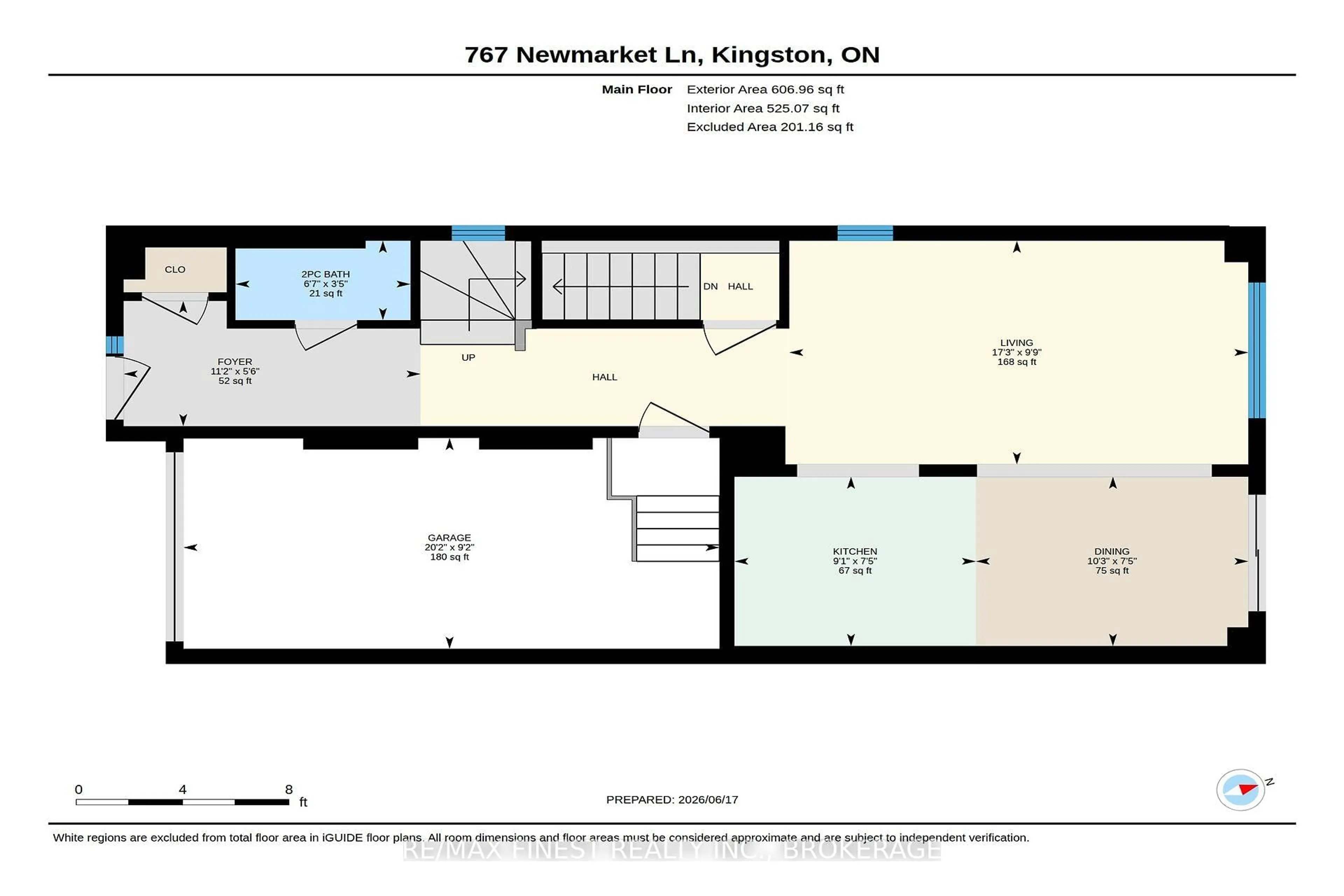 Floor plan for 767 Newmarket Lane, Kingston Ontario K7K 0C8