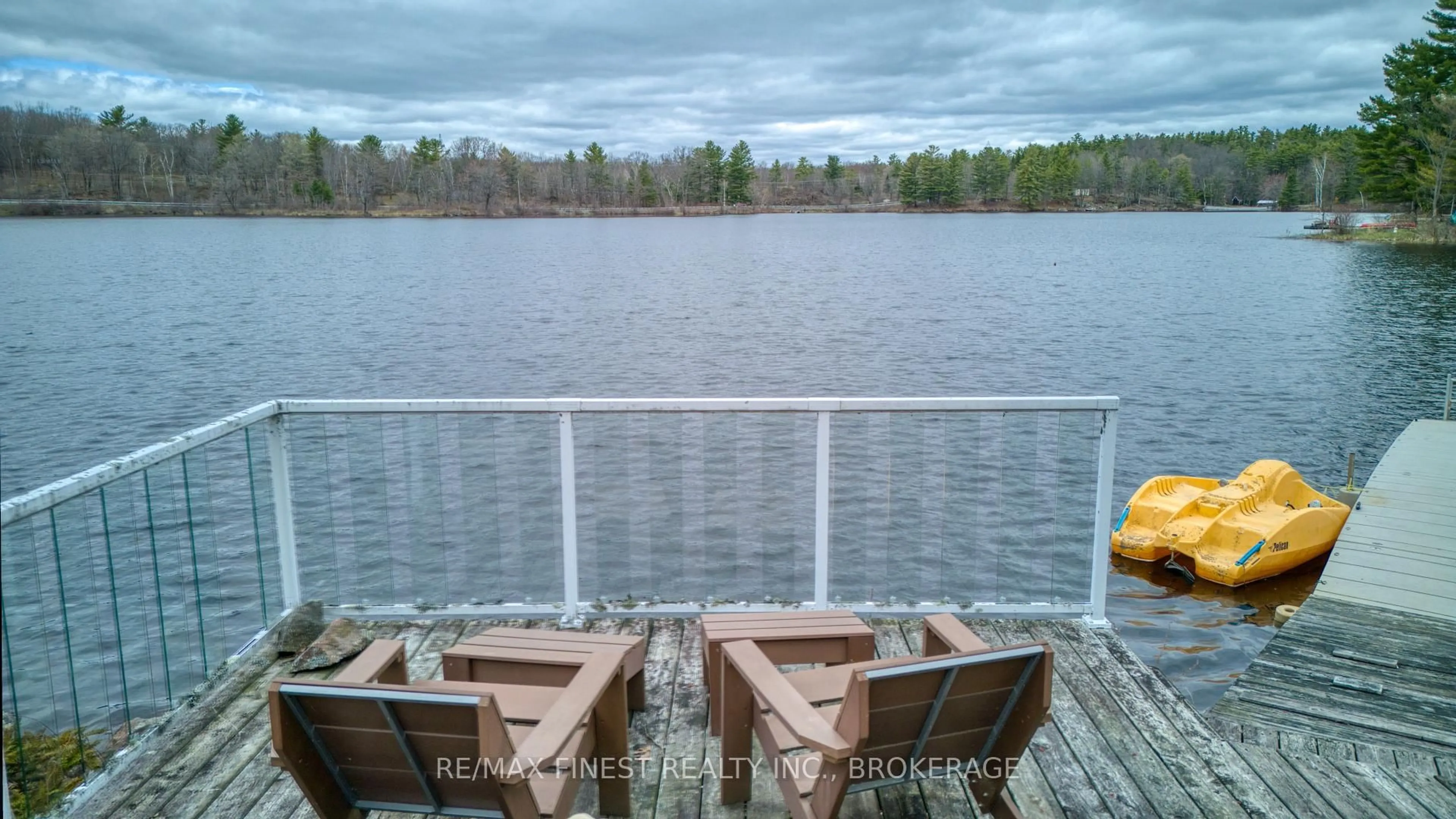 Patio, water/lake/river/ocean view for 59 Oak Haven Lane, Tichborne Ontario K0H 2V0