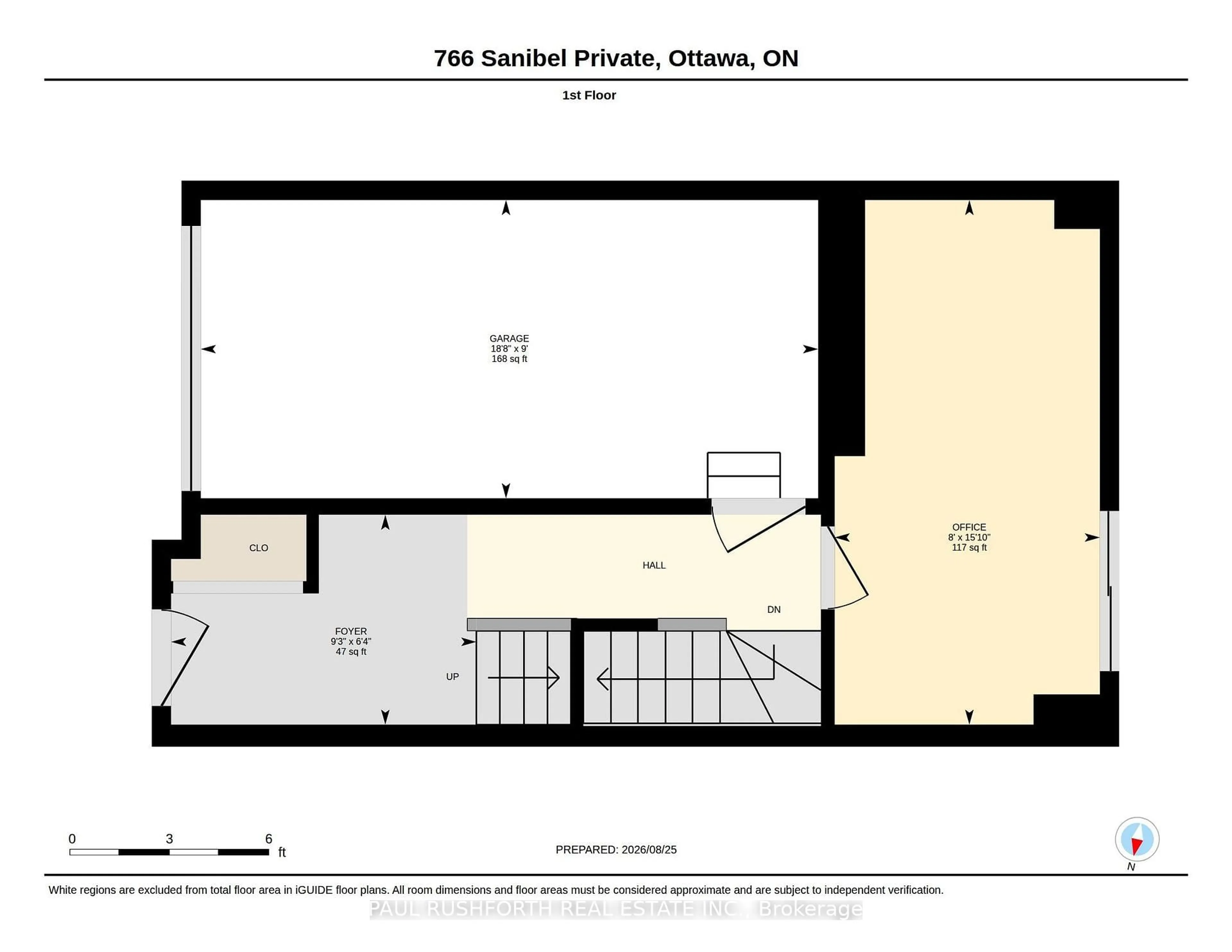 Floor plan for 766 Sanibel Private, Ottawa Ontario K2H 0A8