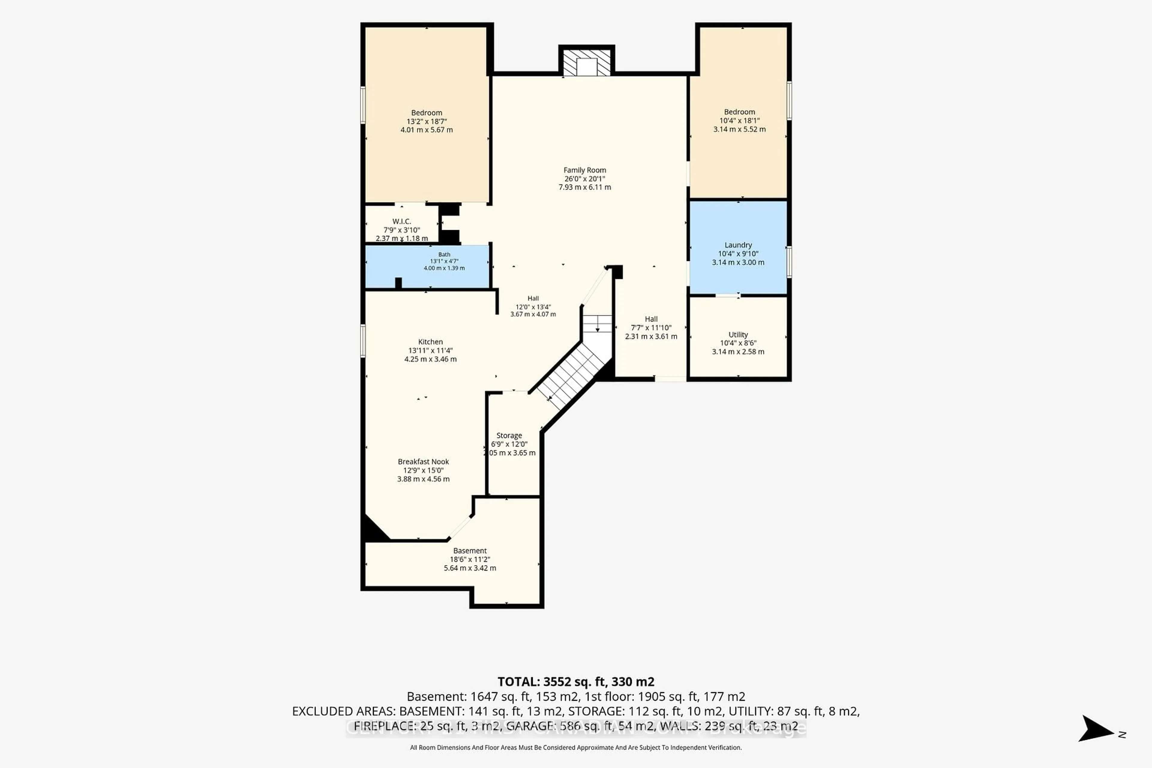 Floor plan for 286 Dufferin St, Central Elgin Ontario N0L 1B0