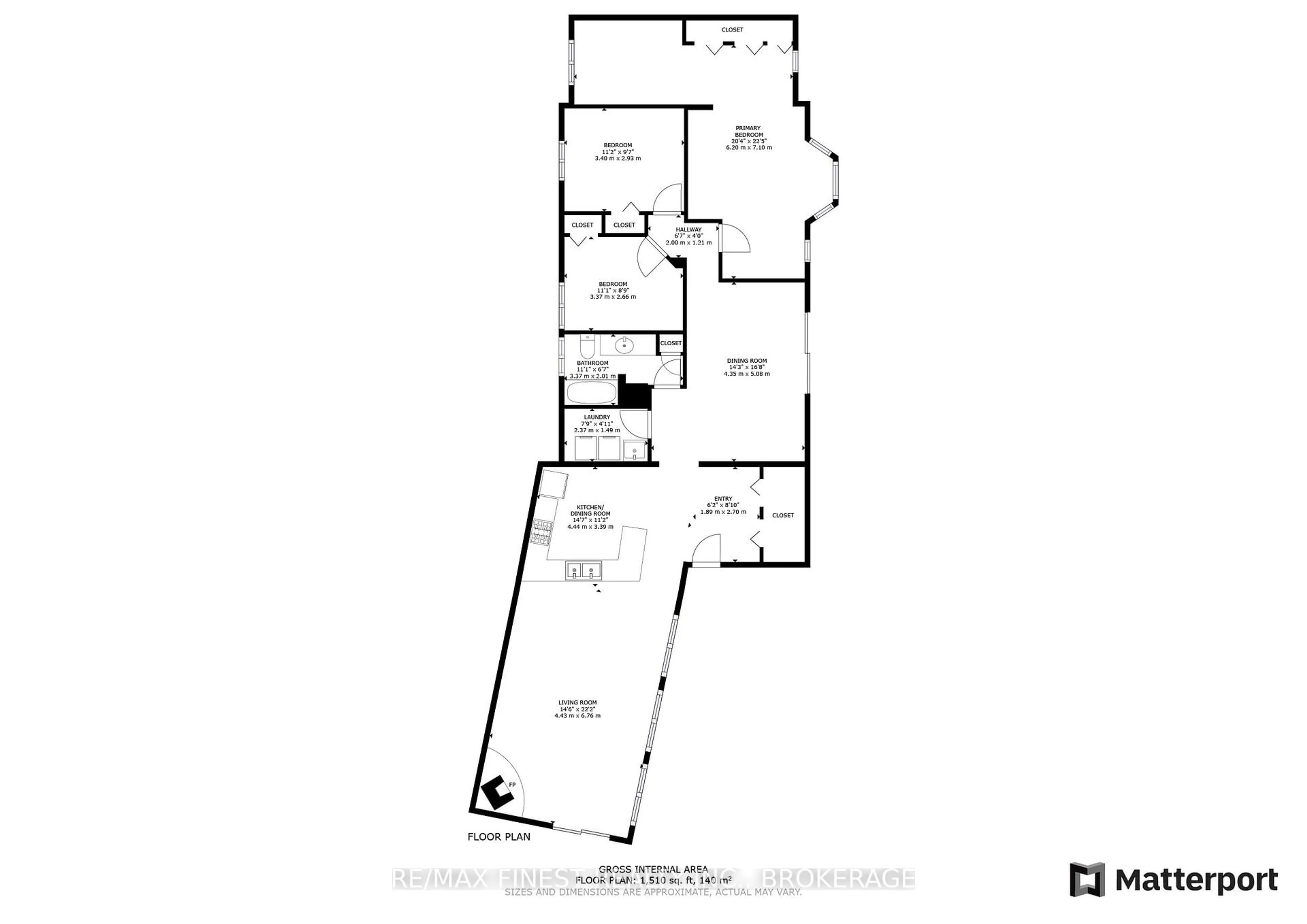 Floor plan for 1182B Johnston Lane, Arden Ontario K0H 1B0