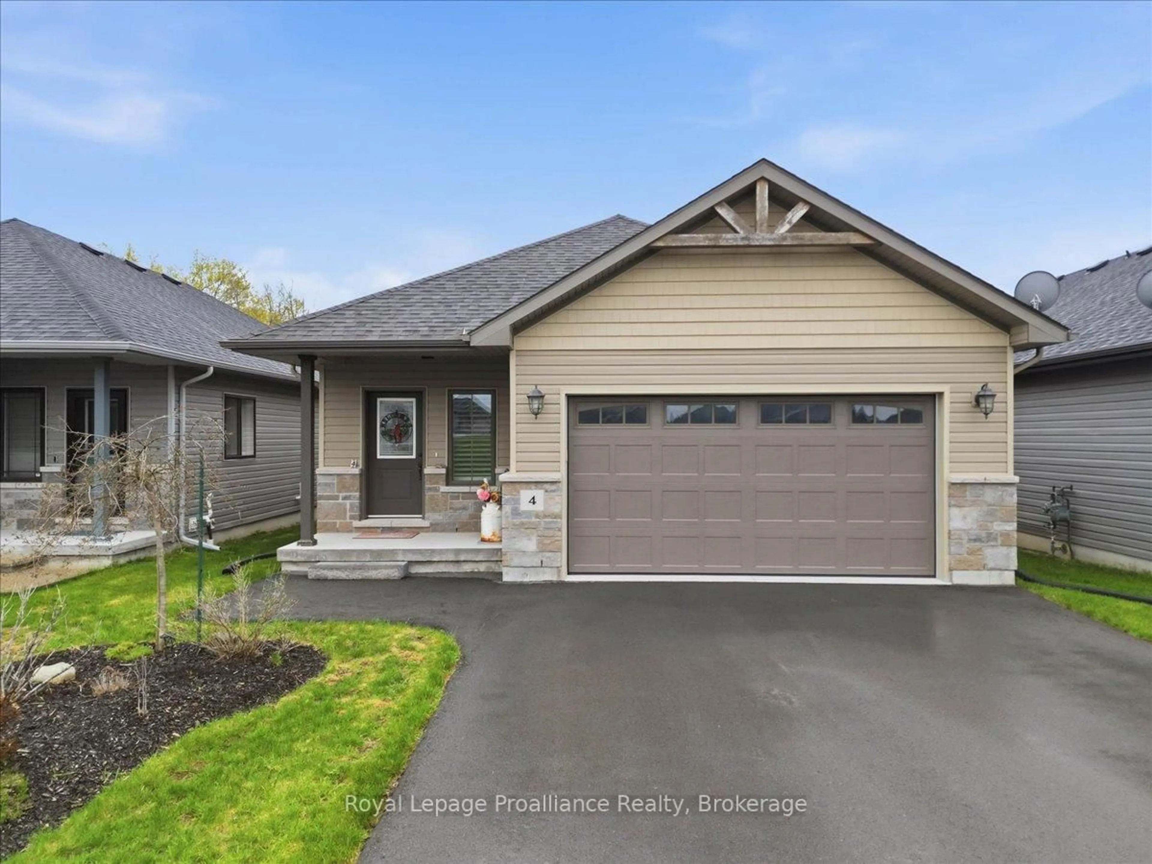 Home with vinyl exterior material, street for 4 Barley Tr, Stirling Ontario K0K 3E0