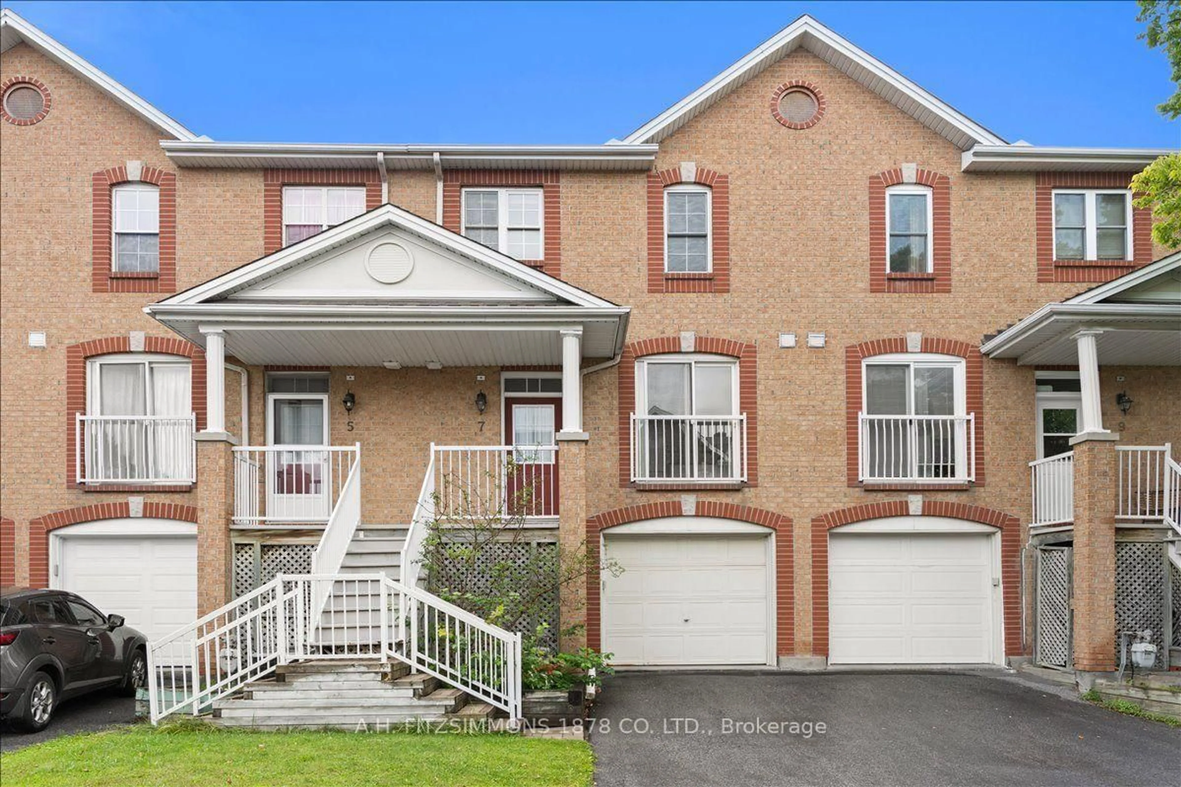 Home with brick exterior material, street for 7 Bellflower Private, Ottawa Ontario K1T 3Z8