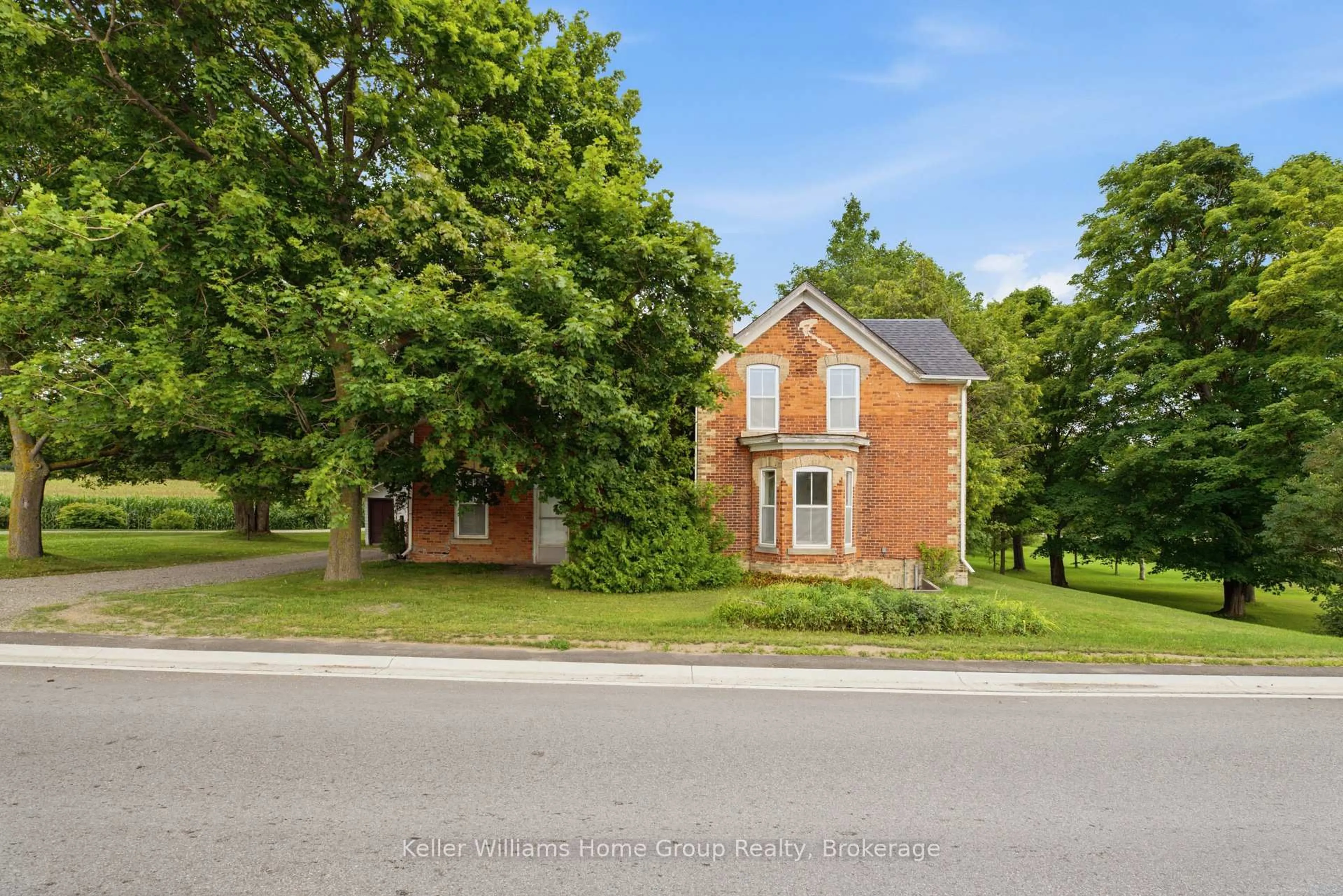 A pic from outside/outdoor area/front of a property/back of a property/a pic from drone, street for 8703 Wellington Rd 18 Rd, Centre Wellington Ontario N0B 1J0