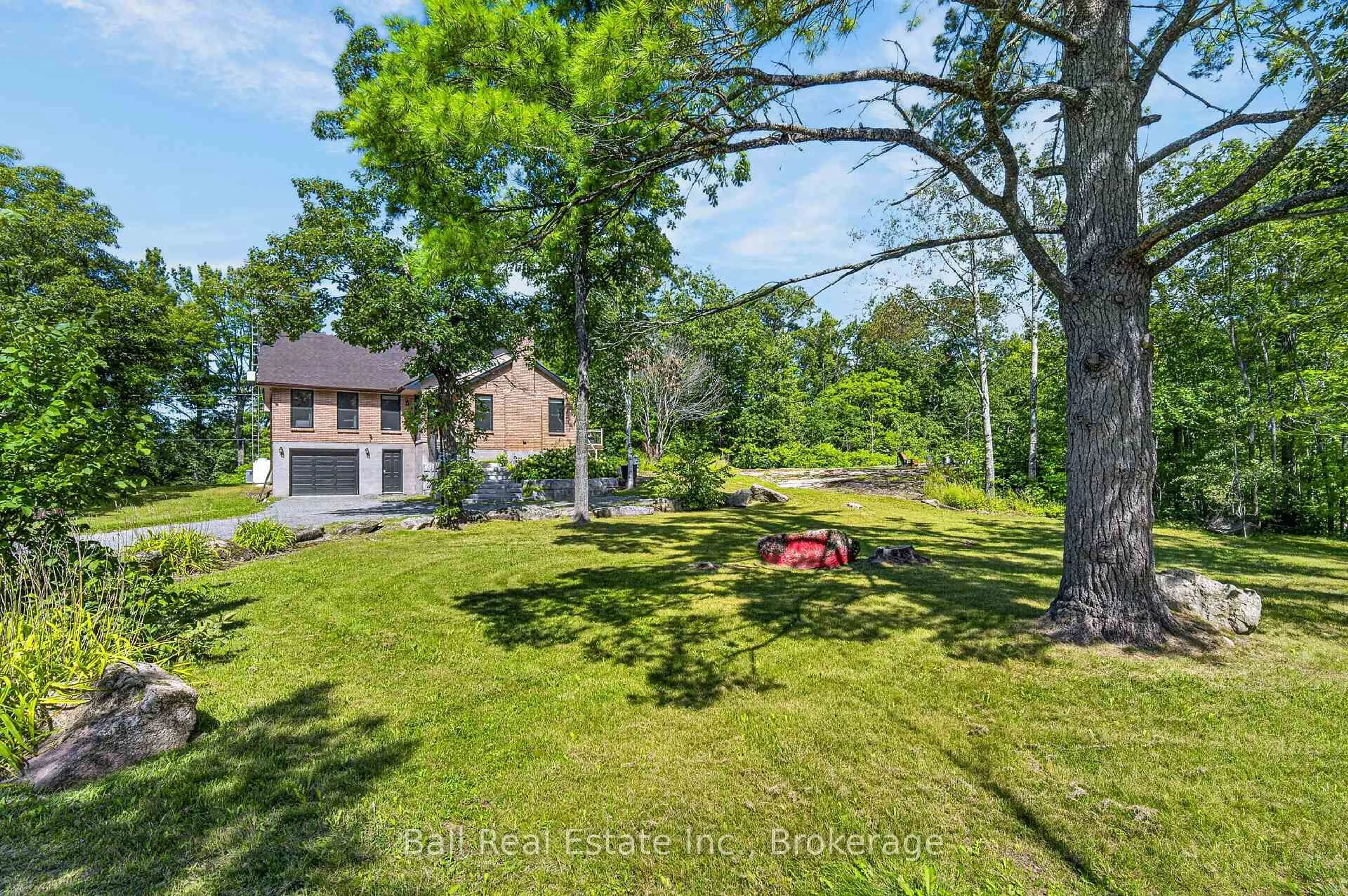 A pic from outside/outdoor area/front of a property/back of a property/a pic from drone, water/lake/river/ocean view for 2331 Lakeside Dr, Douro-Dummer Ontario K0L 2H0