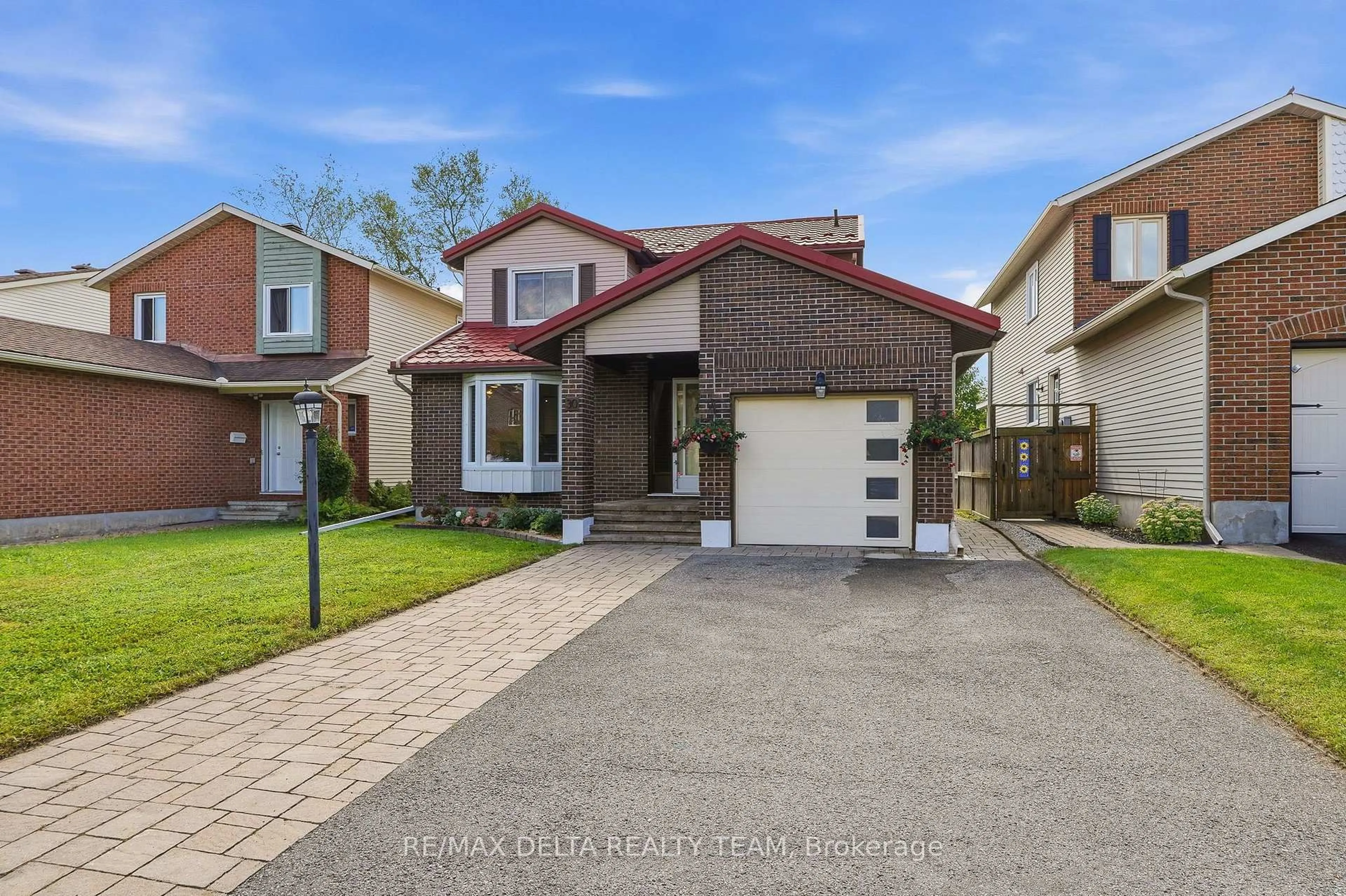 Home with brick exterior material, street for 30 Homestead St, Nepean Ontario K2E 7N8