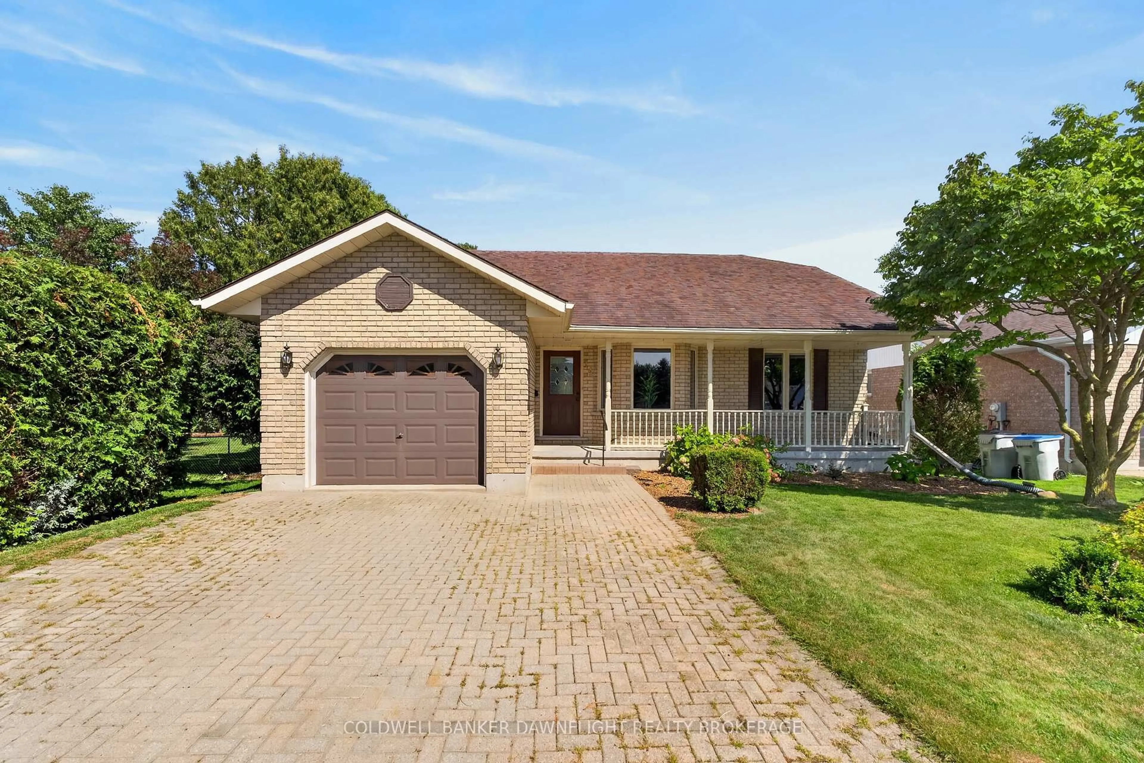 Home with brick exterior material, street for 14 Gregus Crt, South Huron Ontario N0M 1S2