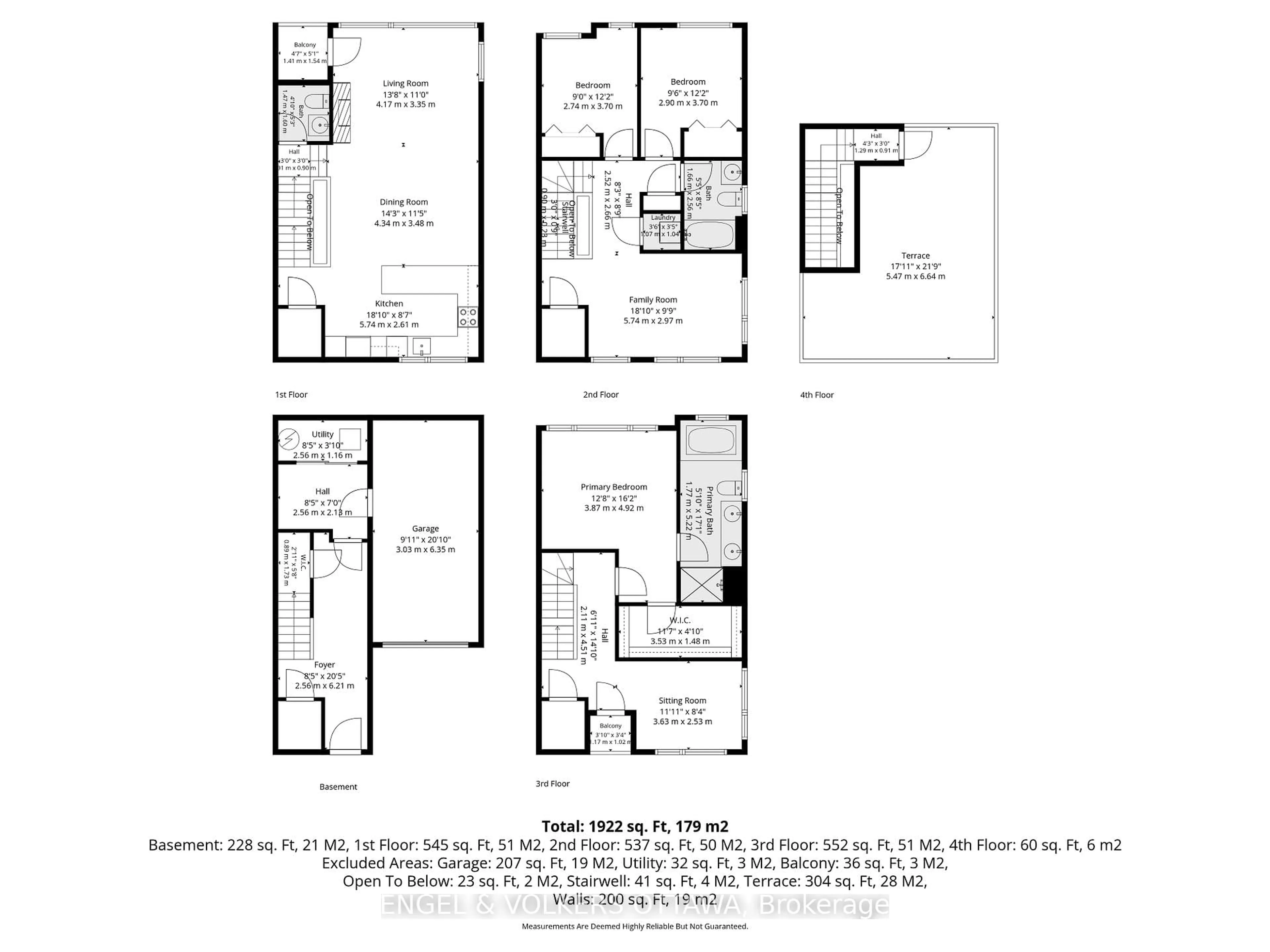 Floor plan for 1896 Carling Ave, Ottawa Ontario K2A 1E7