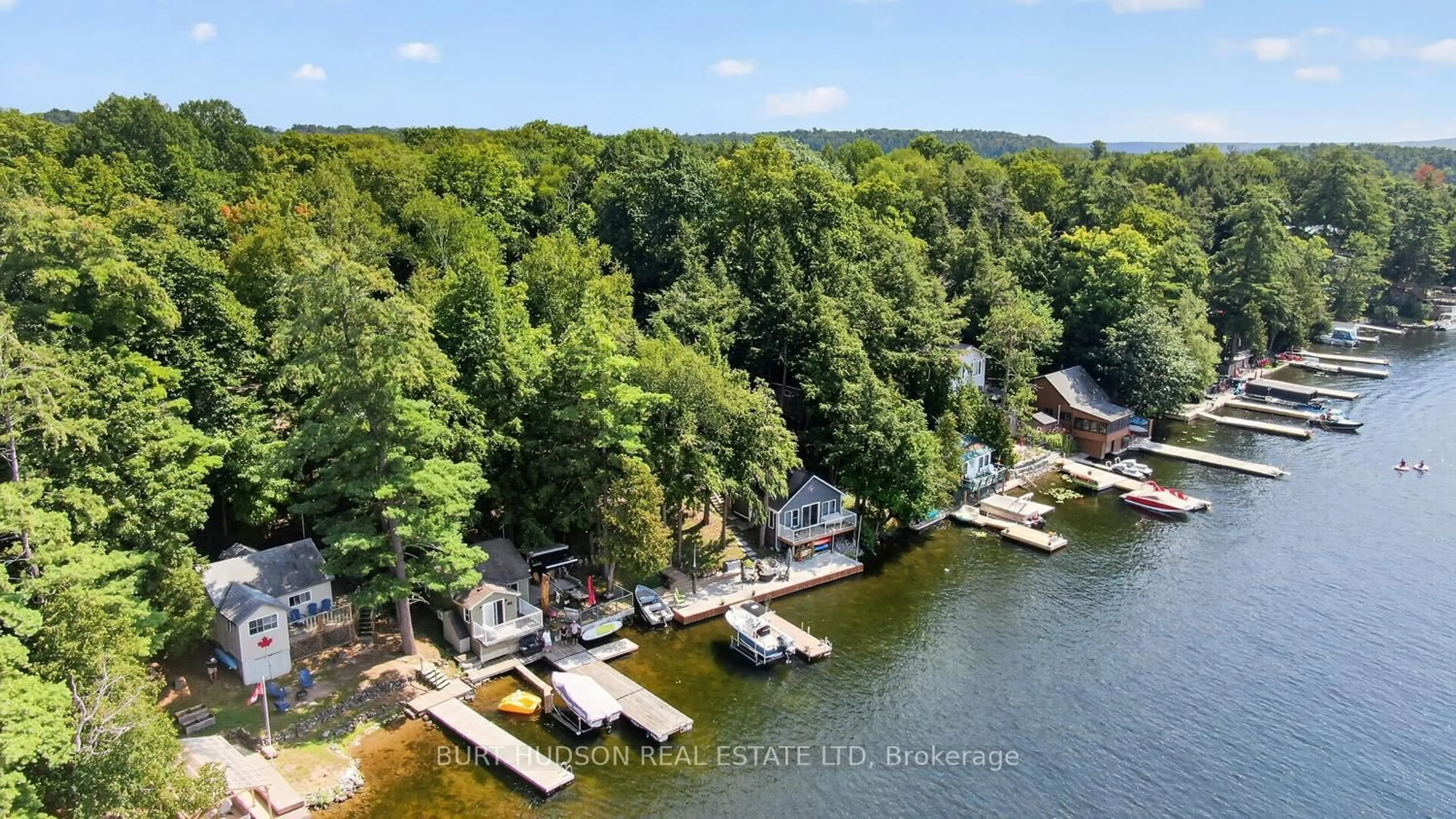 A pic from outside/outdoor area/front of a property/back of a property/a pic from drone, water/lake/river/ocean view for 961 Foster Bay Lane, Leeds and the Thousand Islands Ontario K0E 1B0