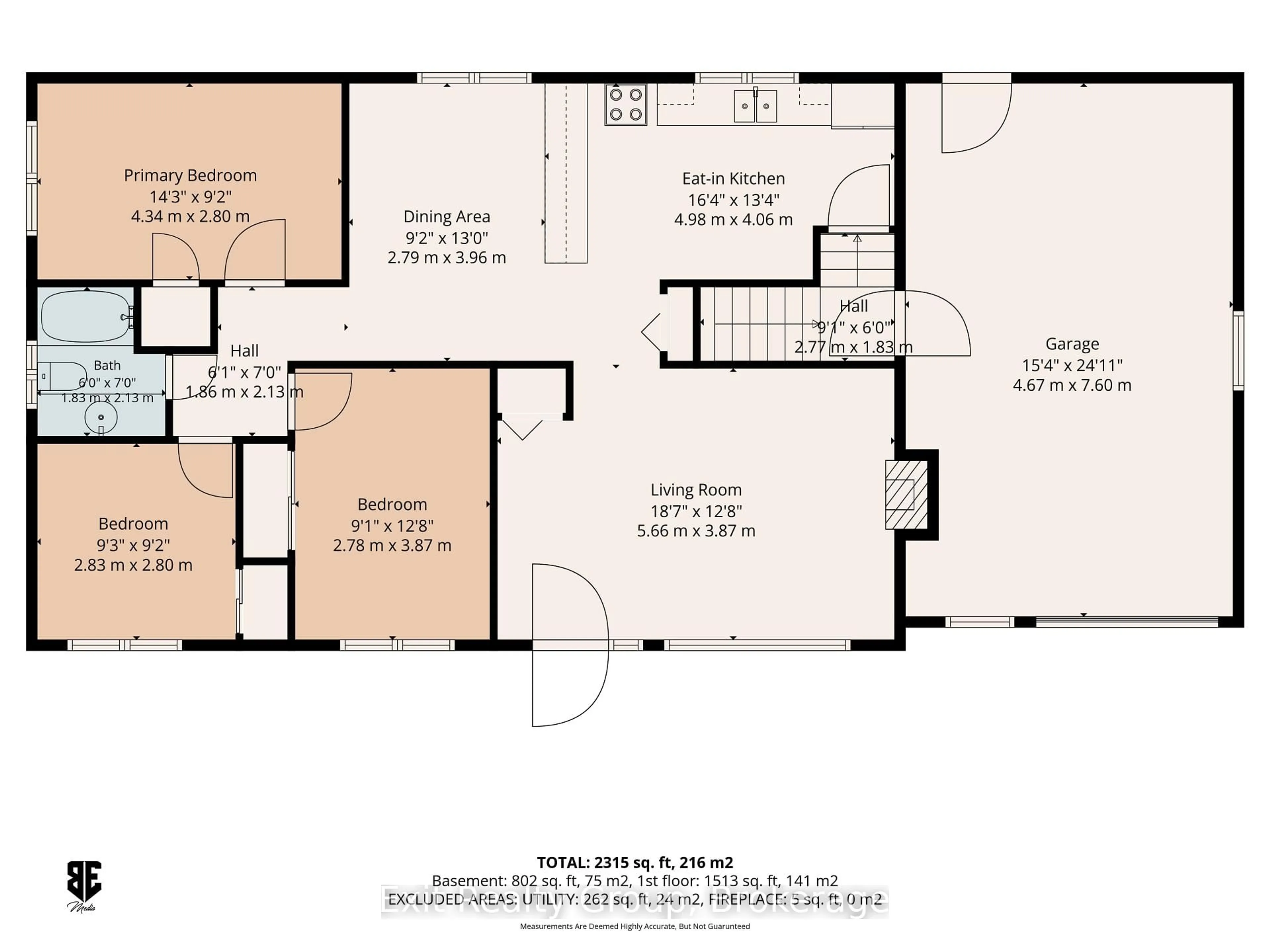 Floor plan for 142 Sunningdale Dr, Belleville Ontario K8N 4Z5