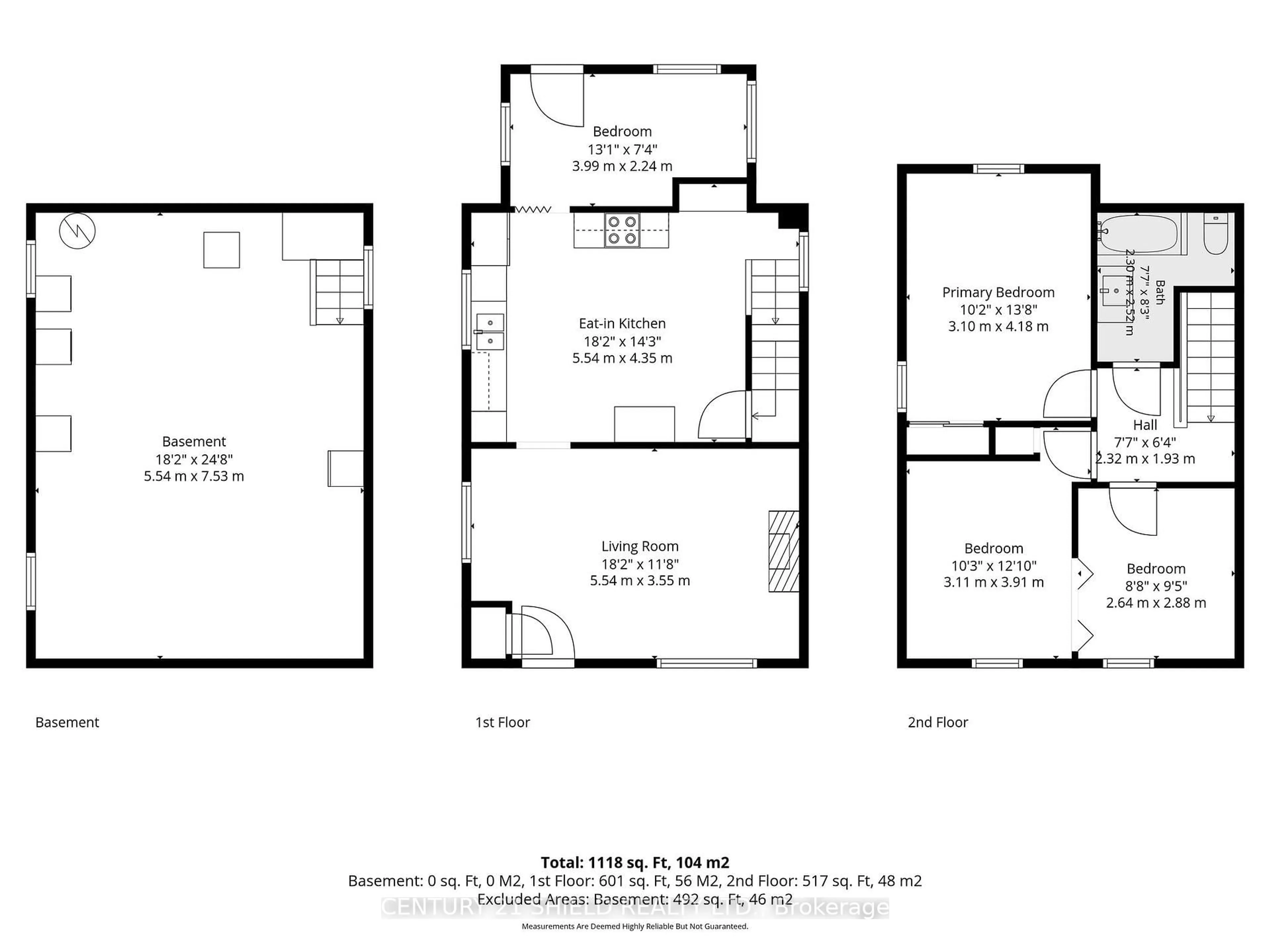 Floor plan for 712 First St, Cornwall Ontario K6H 1M4