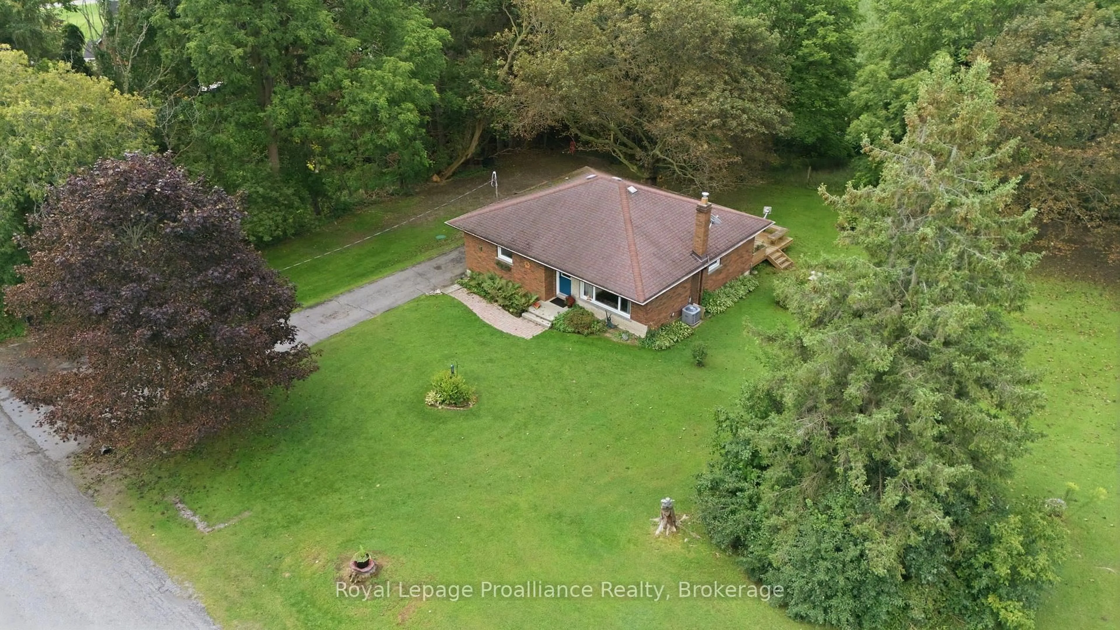 A pic from outside/outdoor area/front of a property/back of a property/a pic from drone, unknown for 8161 Danforth Rd, Hamilton Township Ontario K9A 0N9