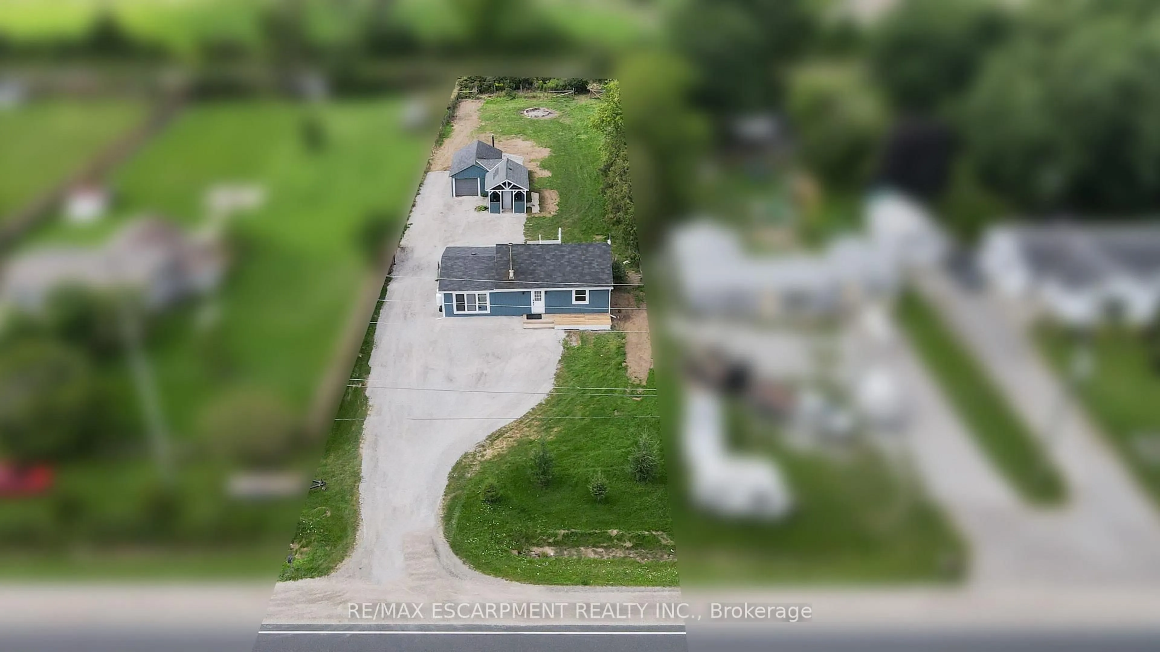 A pic from outside/outdoor area/front of a property/back of a property/a pic from drone, street for 3689 #6 Highway, Haldimand Ontario N0A 1H0