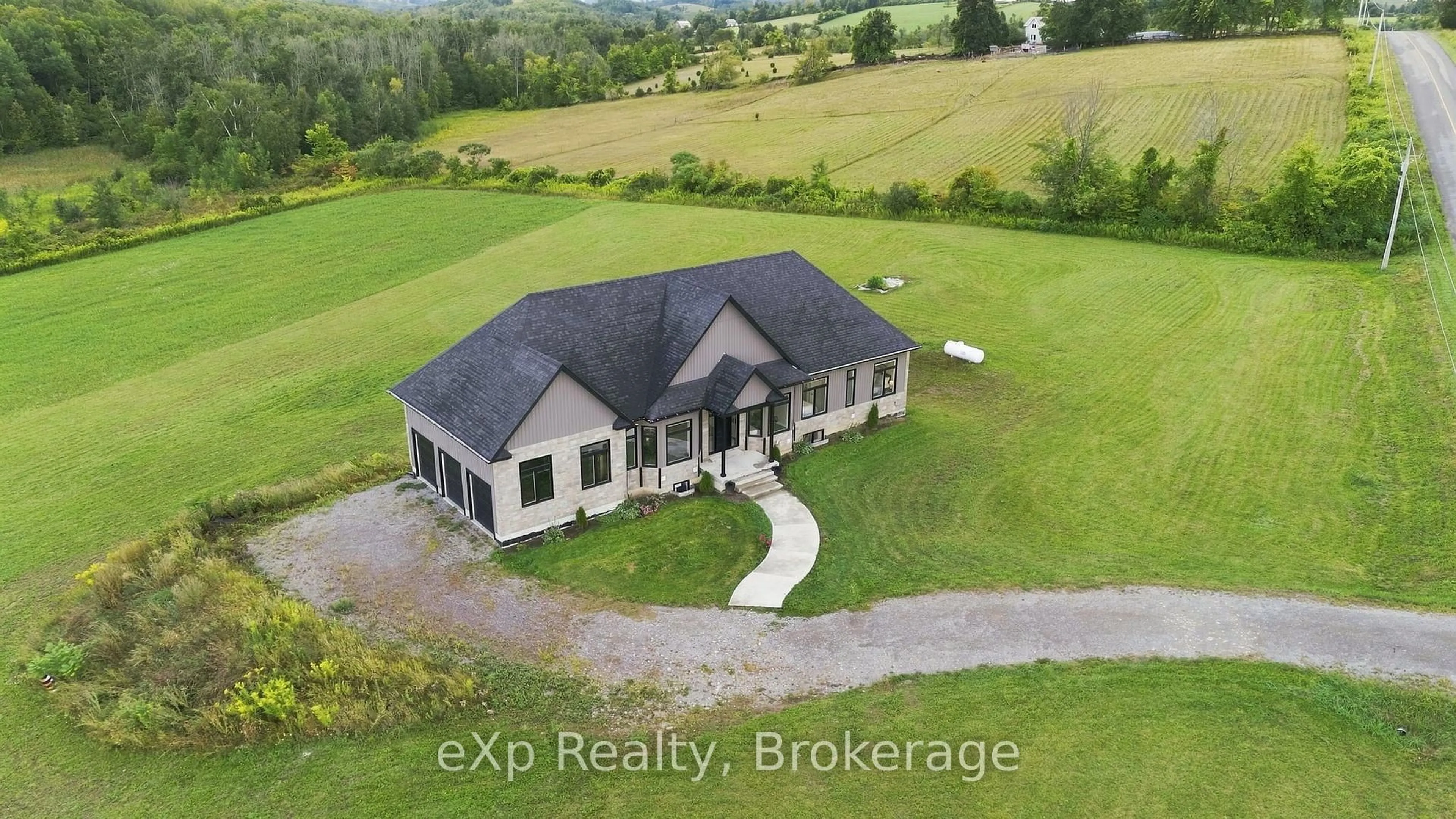 A pic from outside/outdoor area/front of a property/back of a property/a pic from drone, building for 632 Concession Road 9, Trent Hills Ontario K0L 1Y0
