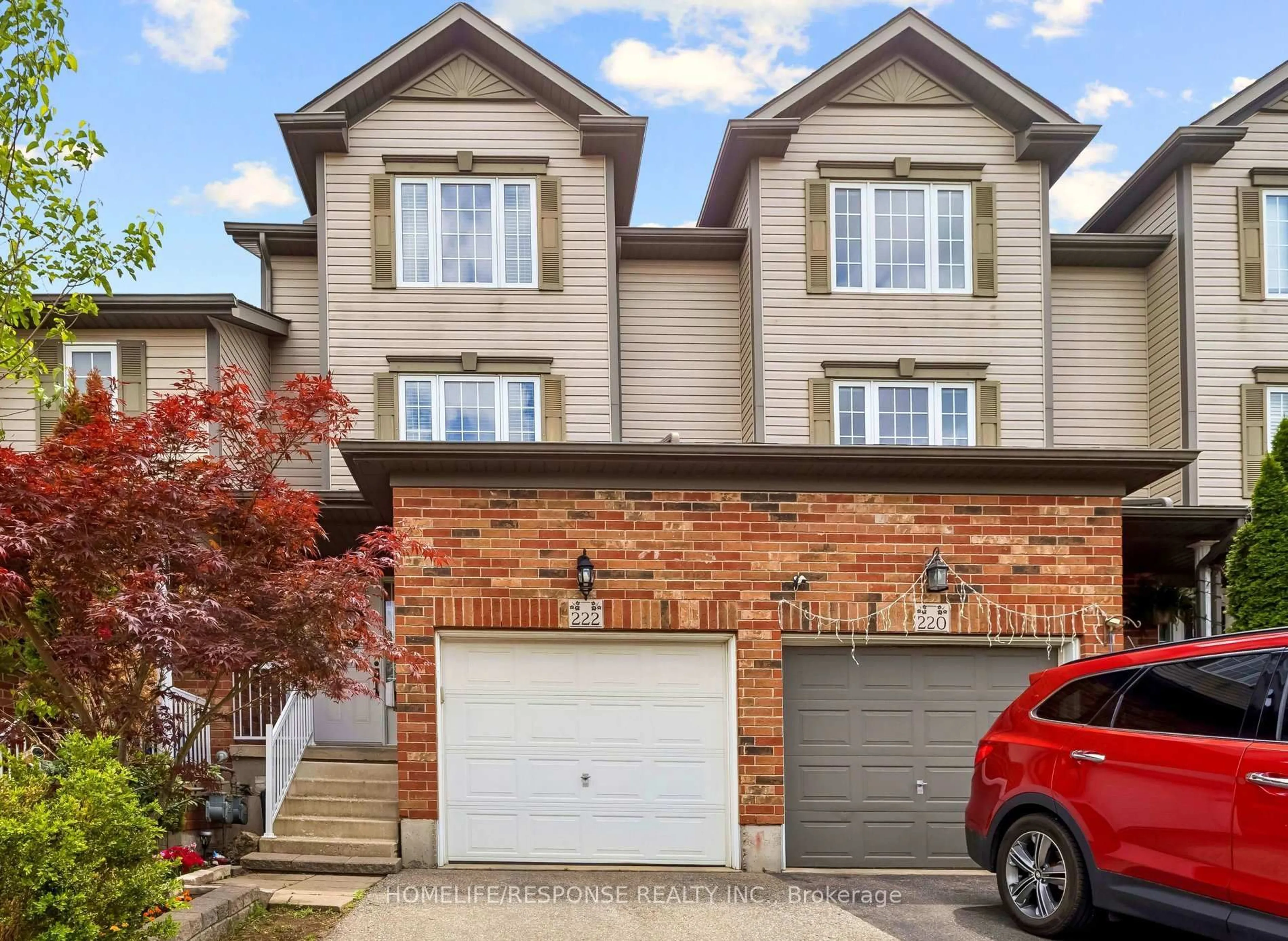 Home with brick exterior material, street for 222 SOPHIA Cres, Kitchener Ontario N2R 1X8