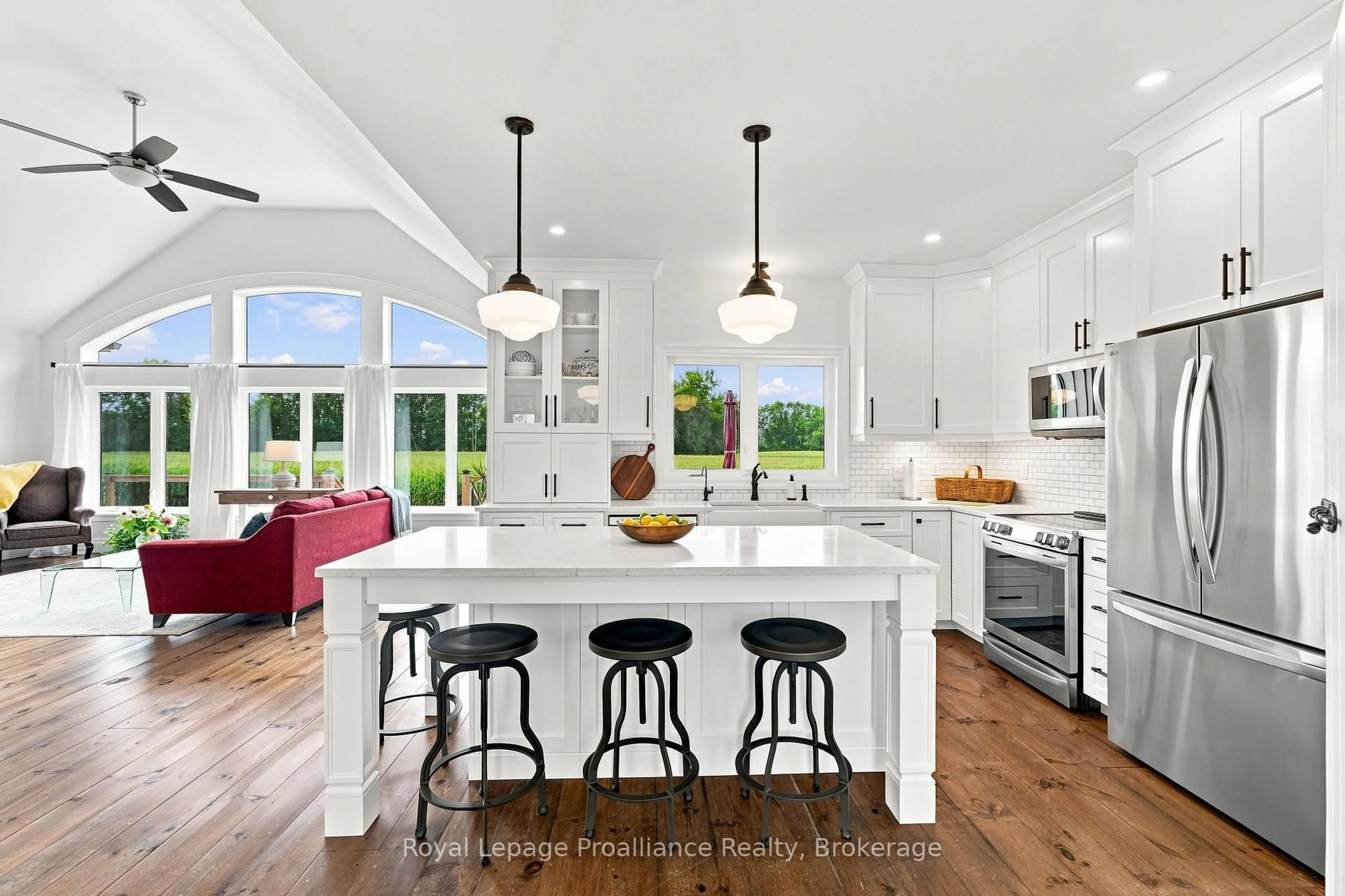 Open concept kitchen, ceramic/tile floor for 477 Allore Rd, Tweed Ontario K0K 3J0
