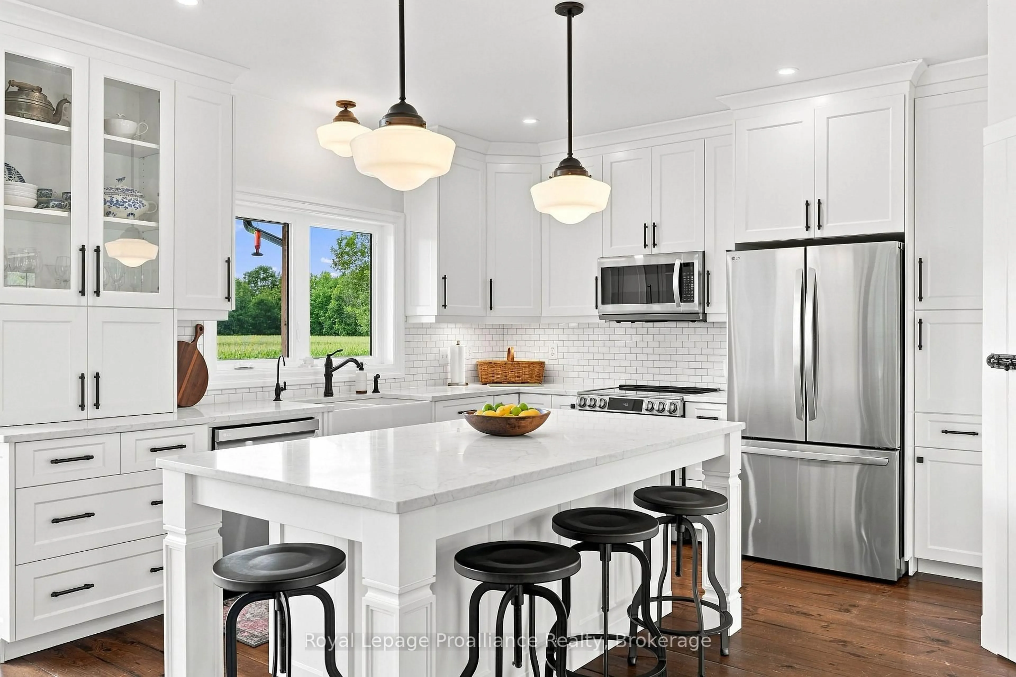 Open concept kitchen, ceramic/tile floor for 477 Allore Rd, Tweed Ontario K0K 3J0