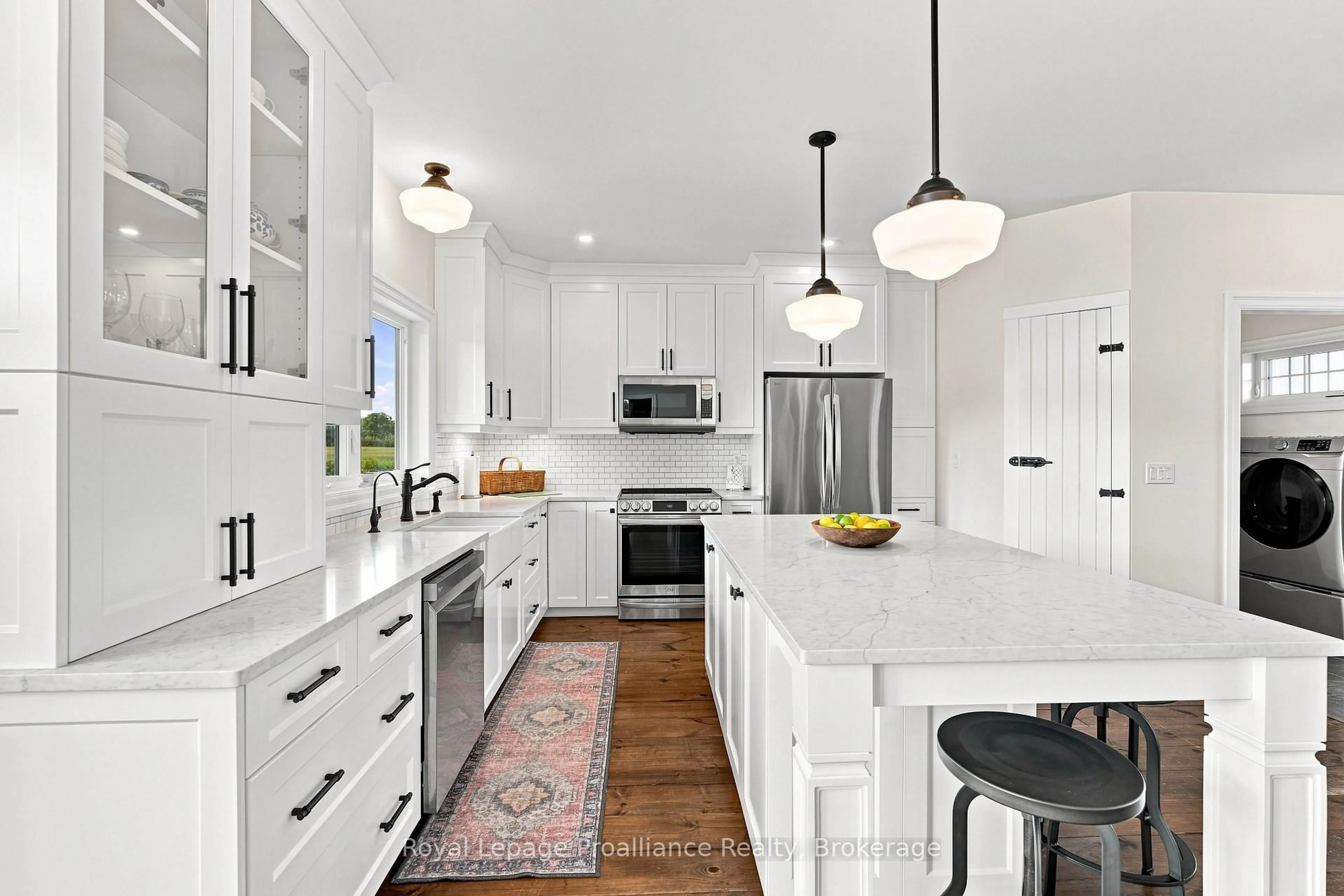 Contemporary kitchen, ceramic/tile floor for 477 Allore Rd, Tweed Ontario K0K 3J0