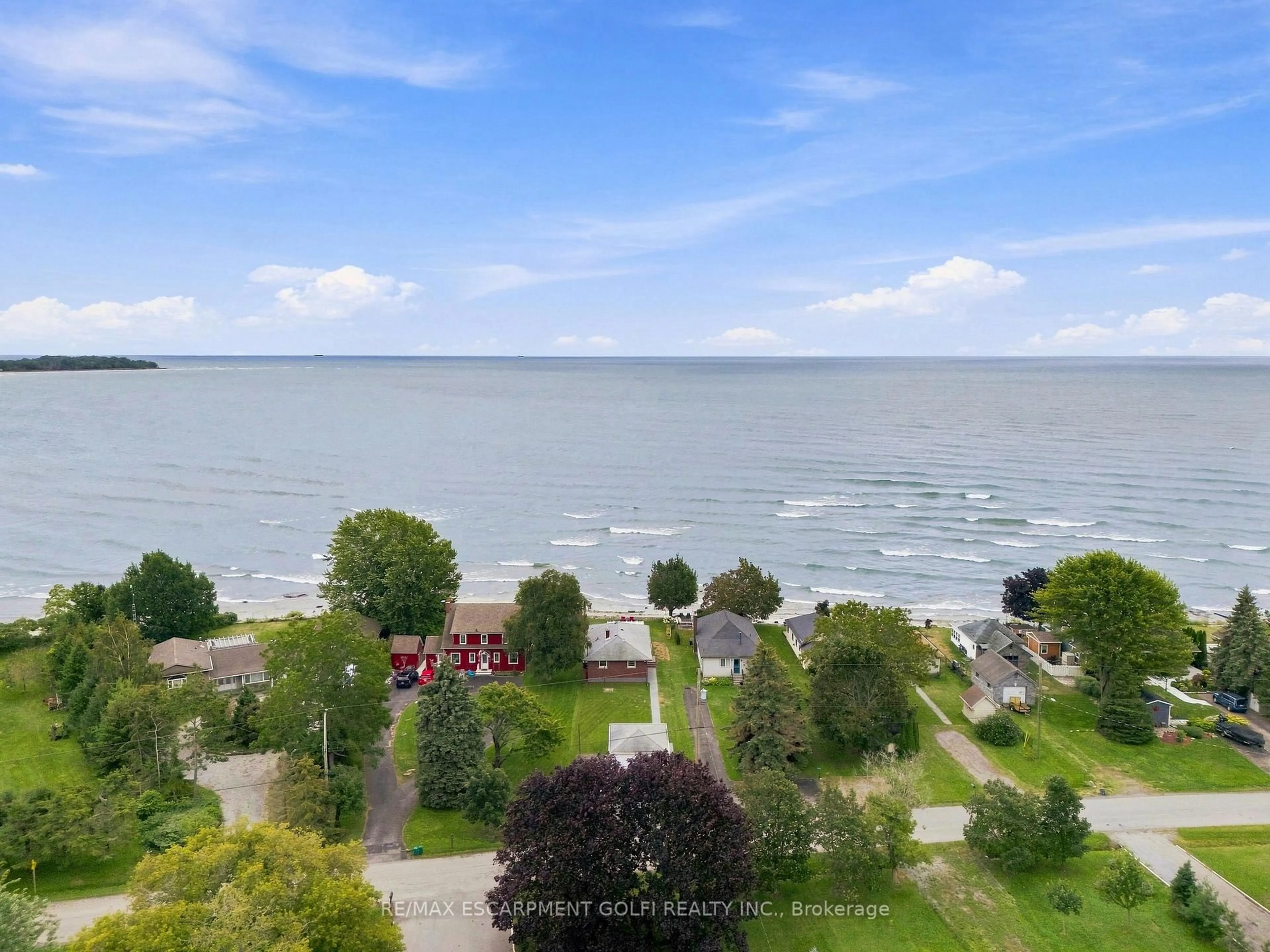 A pic from outside/outdoor area/front of a property/back of a property/a pic from drone, water/lake/river/ocean view for 12041 Augustine Rd, Wainfleet Ontario L0S 1V0