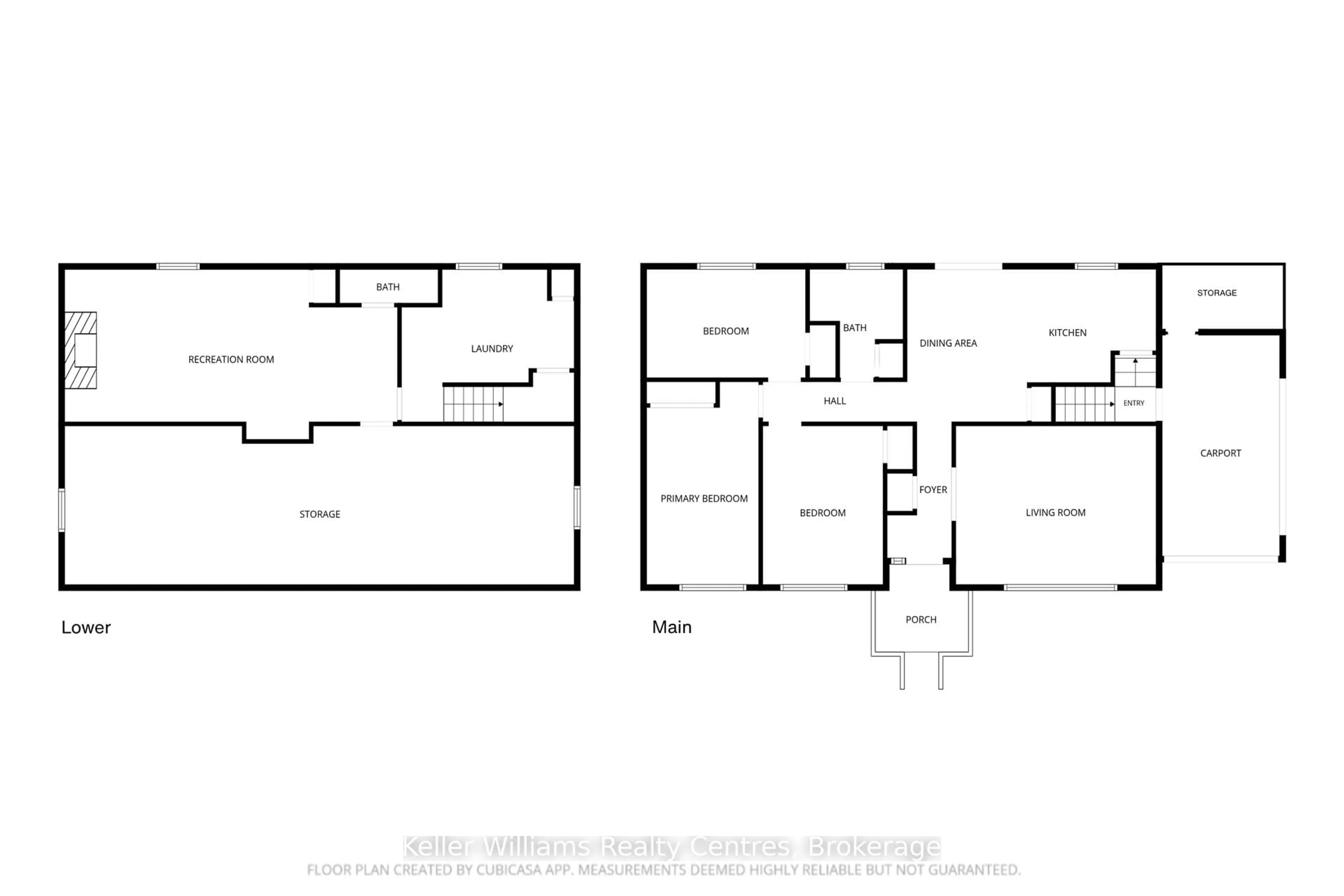 Floor plan for 72 3rd St, Hanover Ontario N4N 3H9