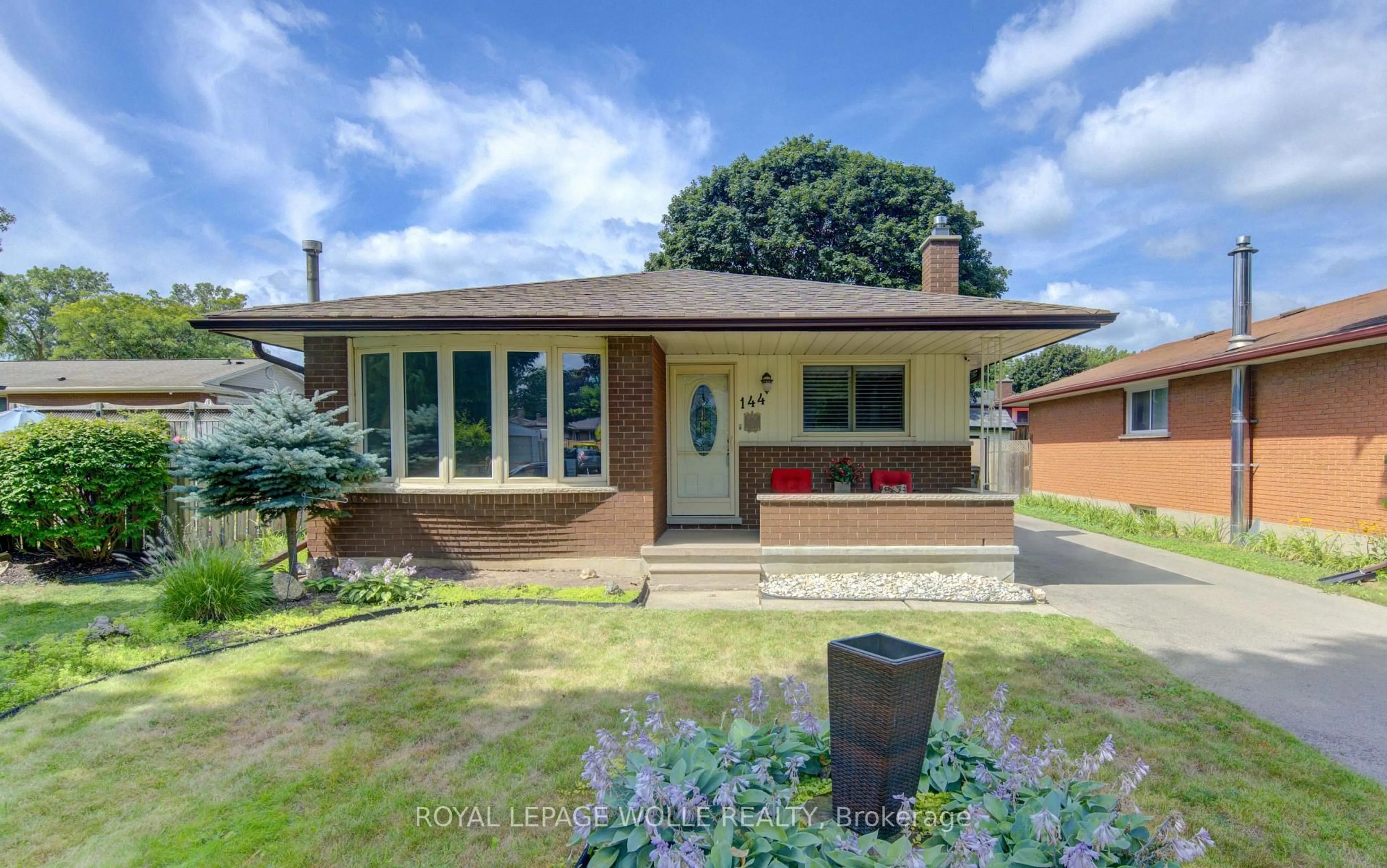 Home with brick exterior material, street for 144 Holborn Dr, Kitchener Ontario M2A 2E5