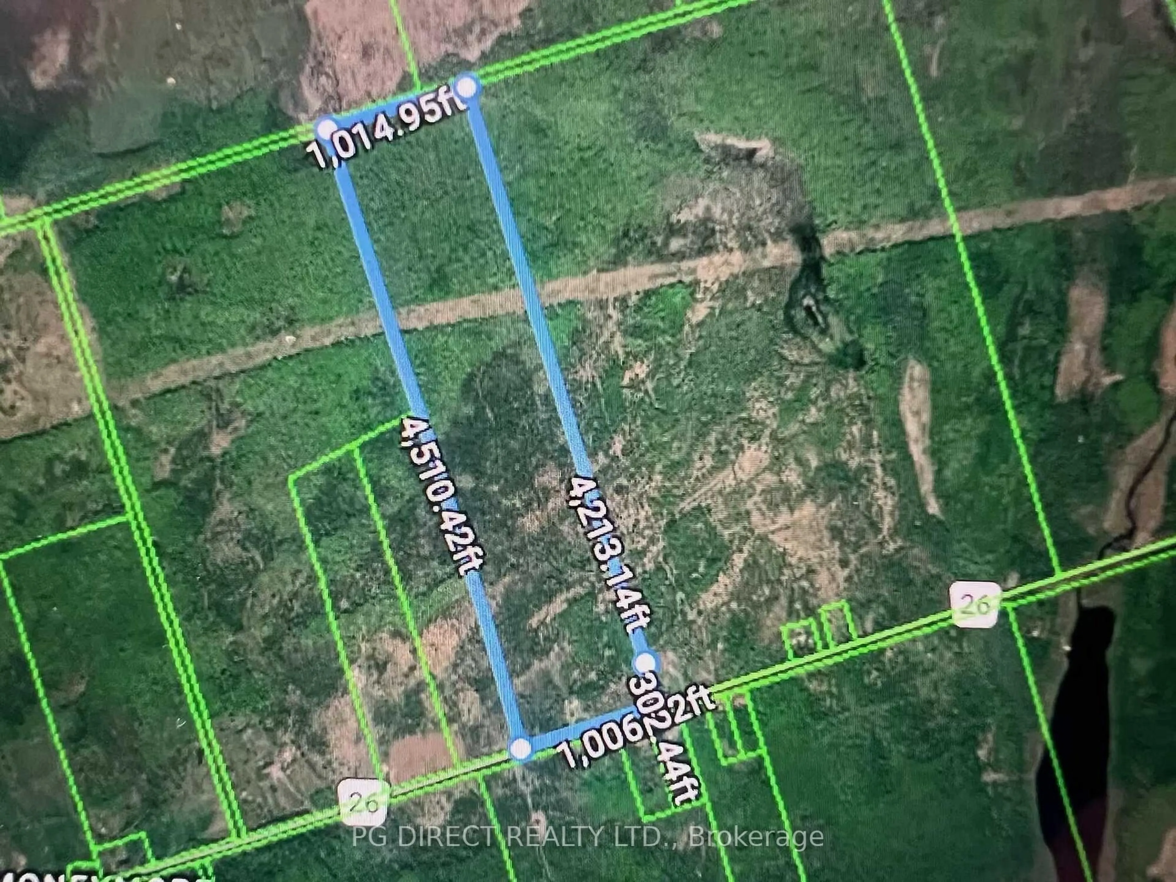 Picture of a map for 1503 Moneymore Rd, Belleville Ontario K0K 2Y0
