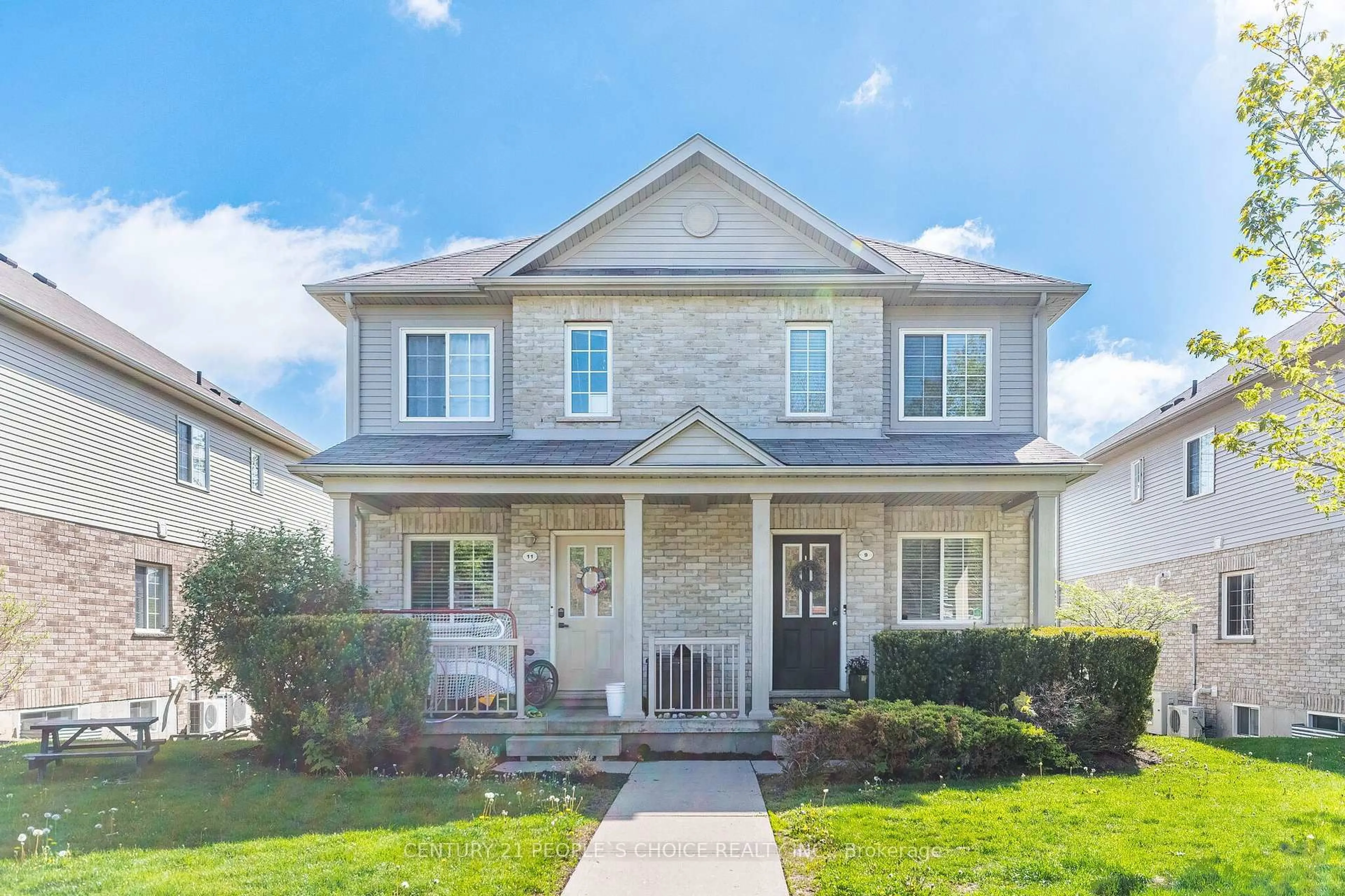 Home with brick exterior material, street for 35 Mountford Dr #9, Guelph Ontario N1E 0G6