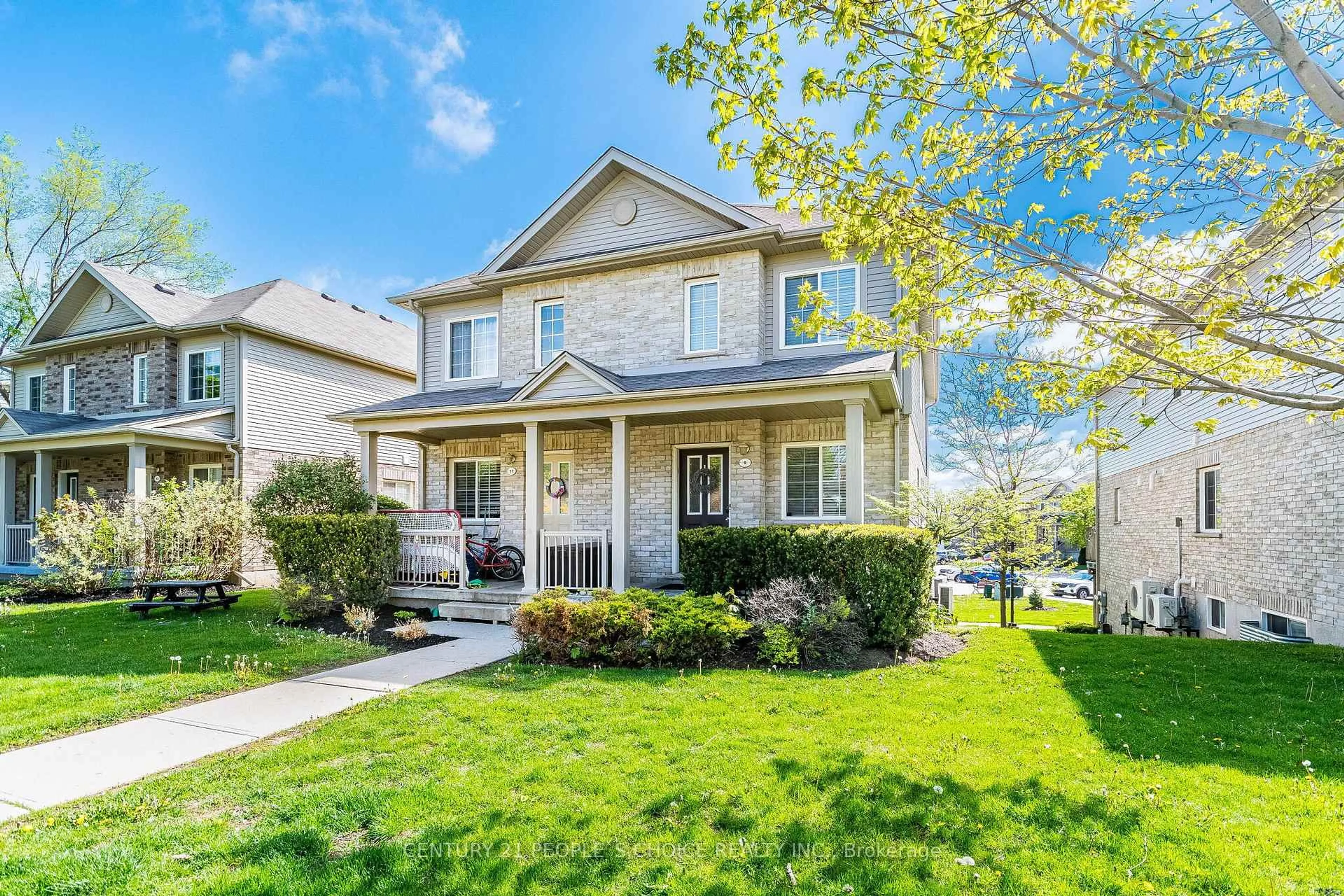 Home with vinyl exterior material, street for 35 Mountford Dr #9, Guelph Ontario N1E 0G6
