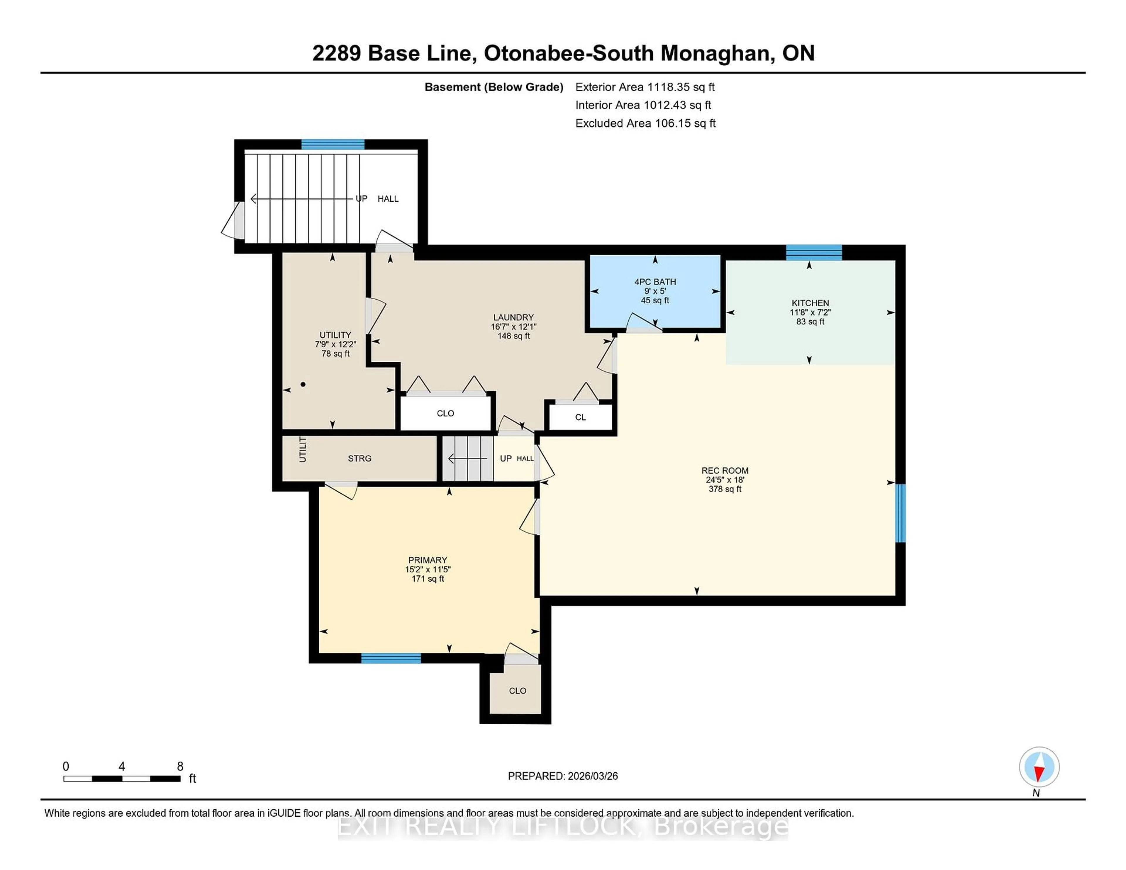 Floor plan for 2289 Base Line Rd, Otonabee-South Monaghan Ontario K9J 6X9