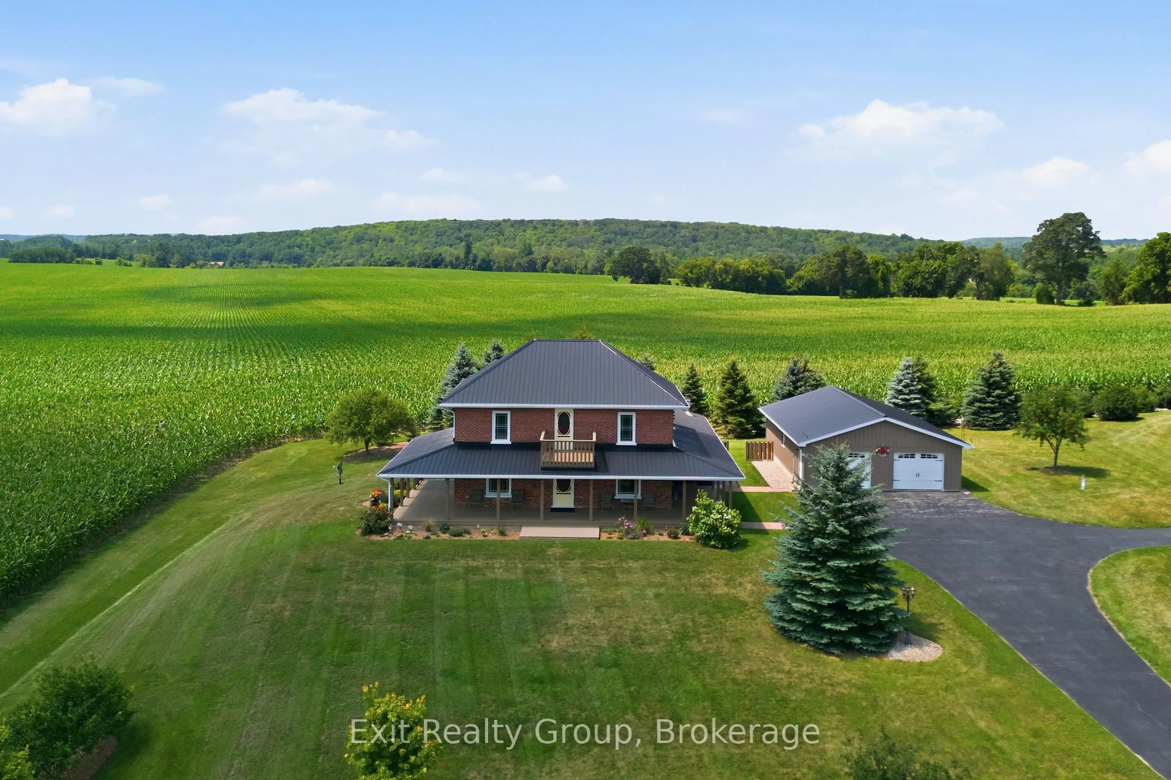 A pic from outside/outdoor area/front of a property/back of a property/a pic from drone, water/lake/river/ocean view for 4903 County Rd 30, Trent Hills Ontario K0L 1L0