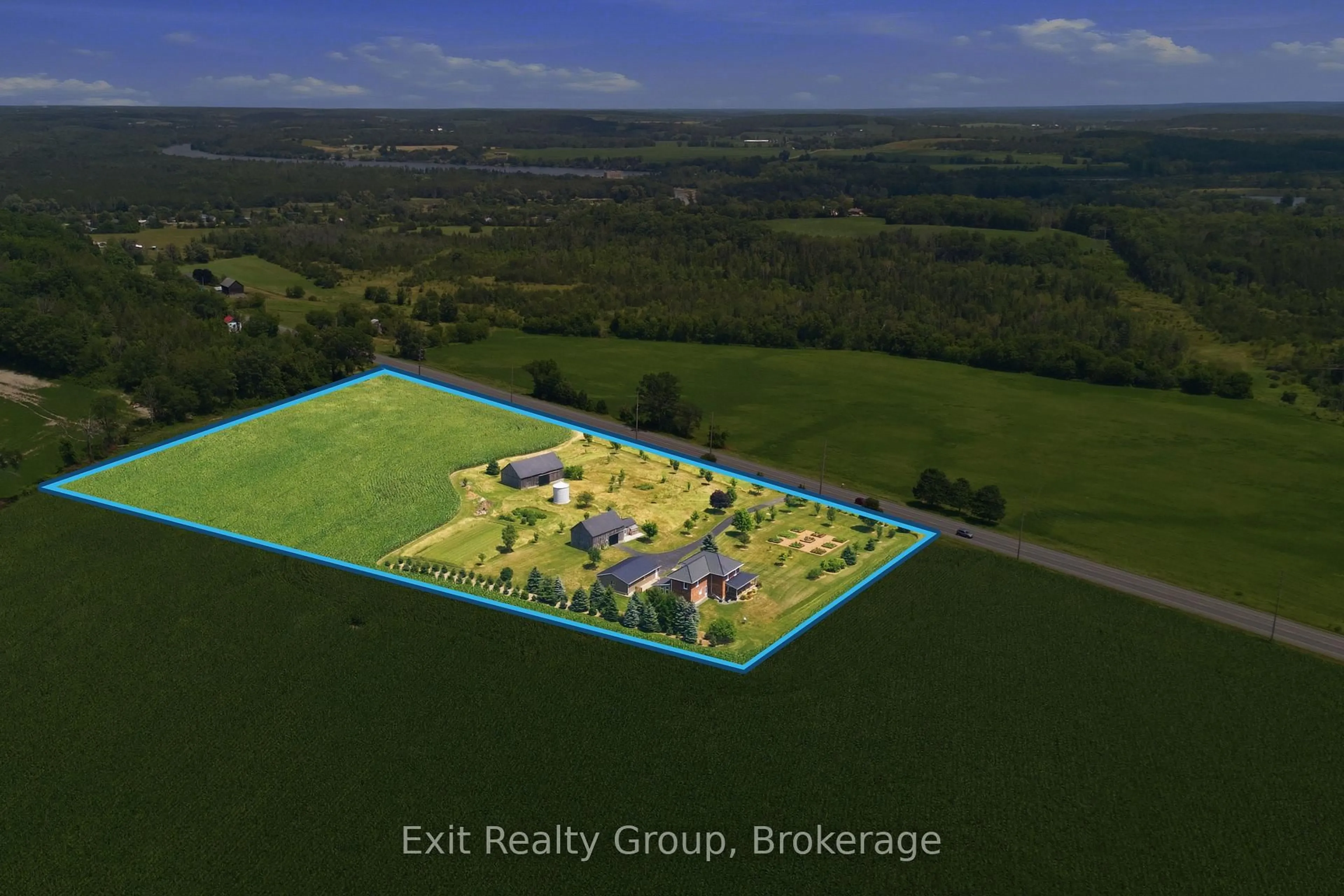 A pic from outside/outdoor area/front of a property/back of a property/a pic from drone, building for 4903 County Rd 30, Trent Hills Ontario K0L 1L0