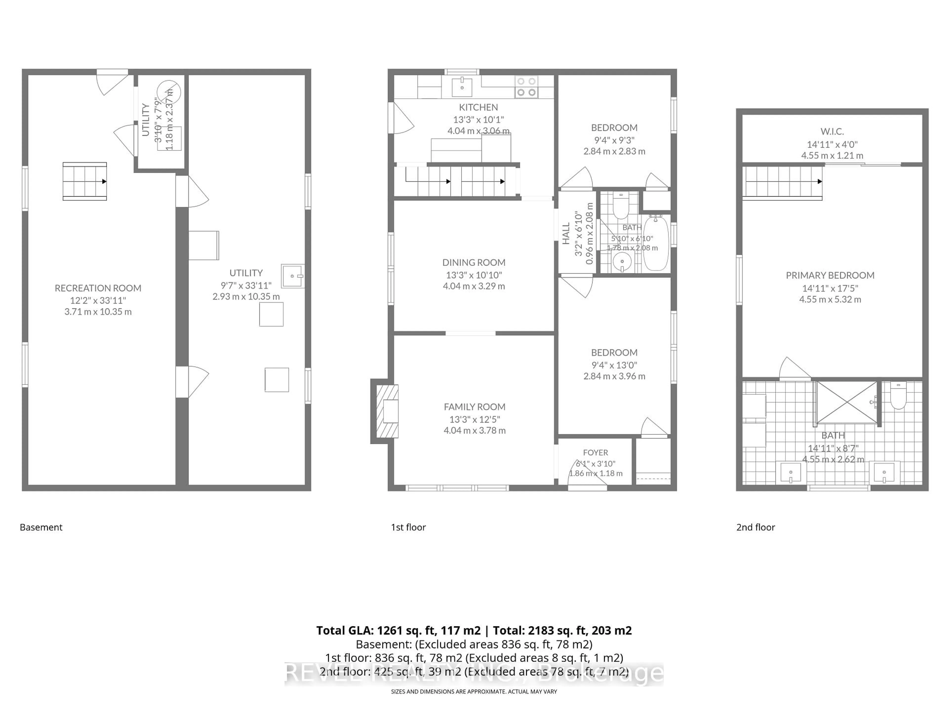 Floor plan for 26 Abigail Ave, Brantford Ontario N3R 4R9