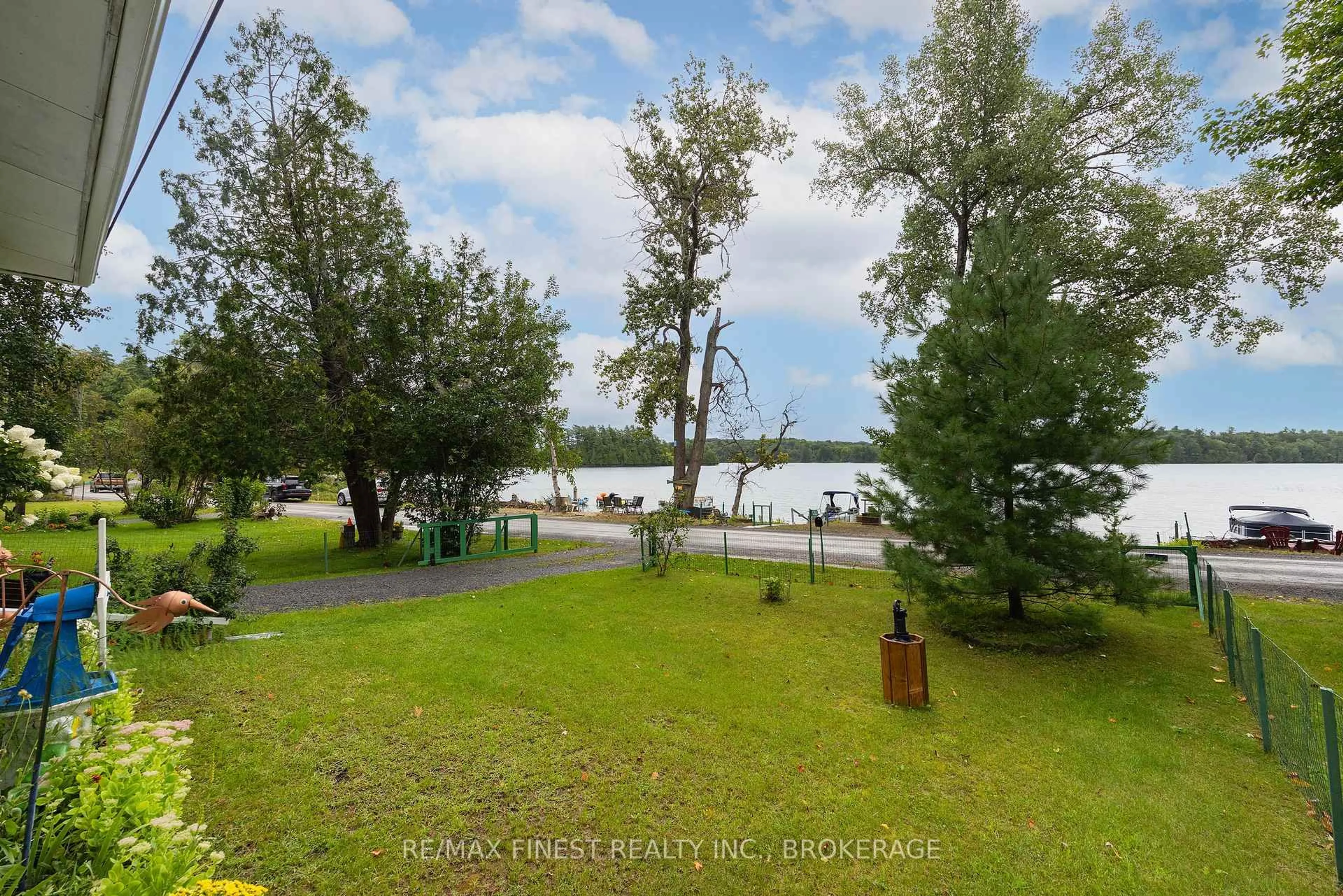 Patio, water/lake/river/ocean view for 1263 White Lake Rd, Godfrey Ontario K0H 1T0