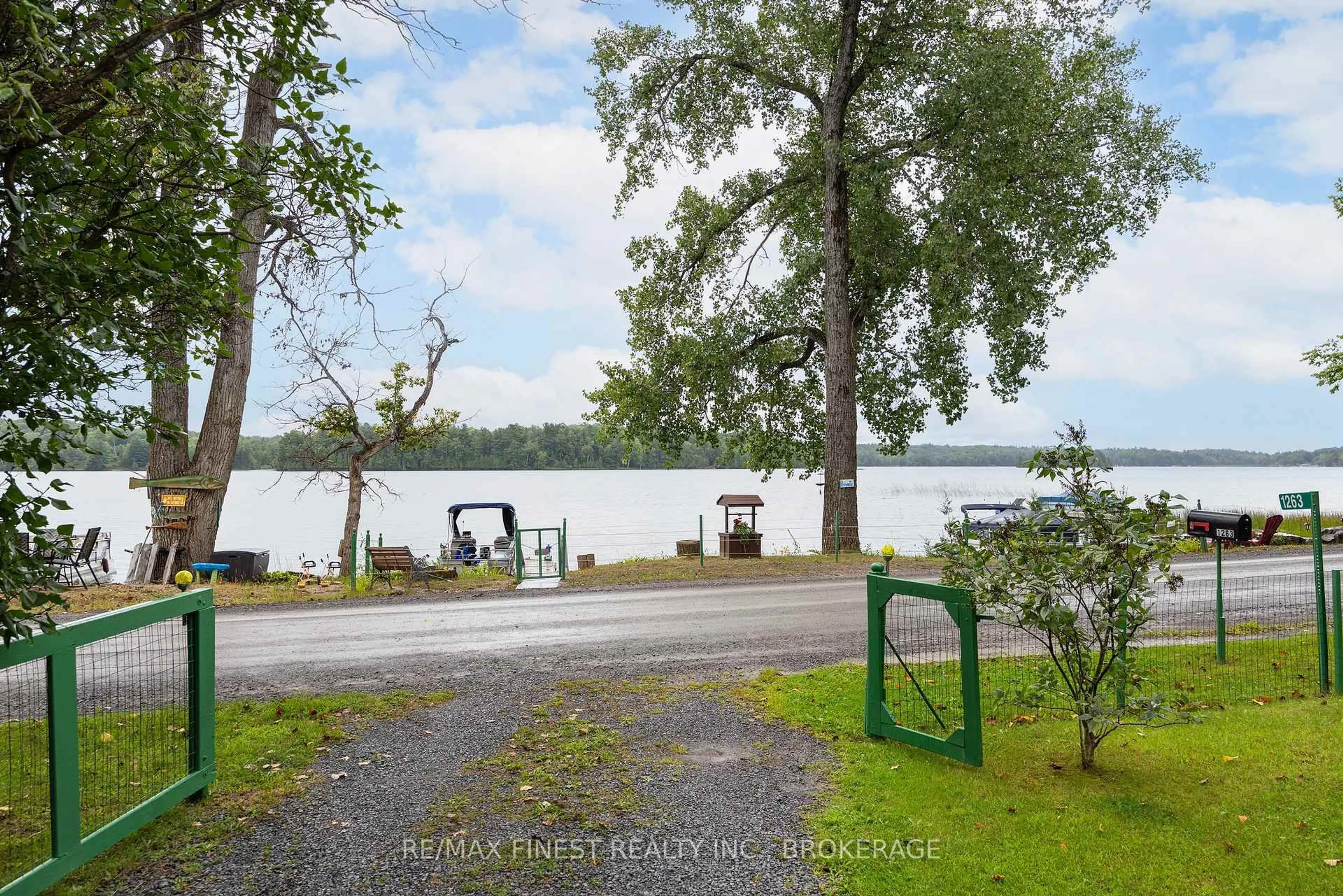 Patio, water/lake/river/ocean view for 1263 White Lake Rd, Godfrey Ontario K0H 1T0