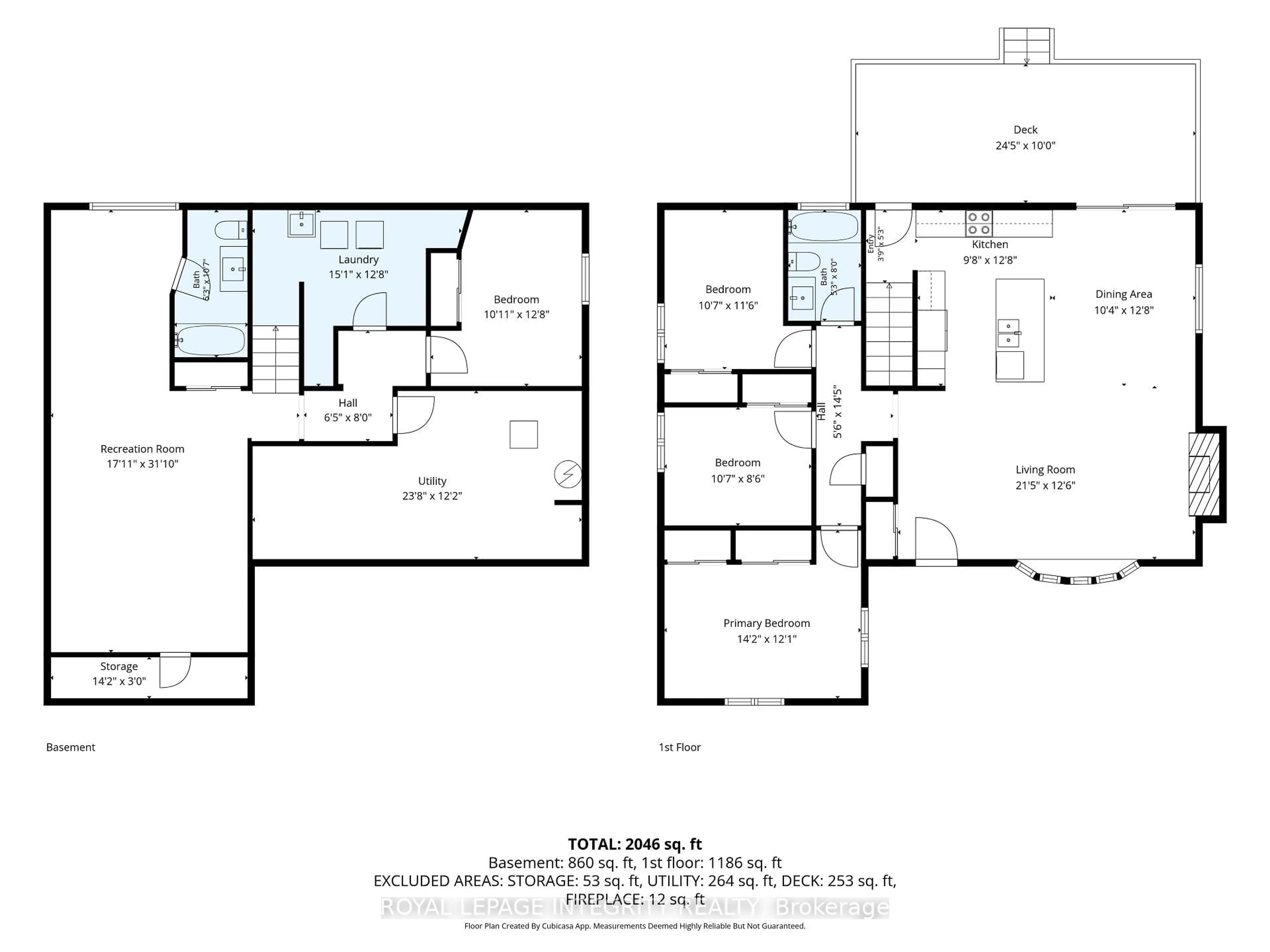 Floor plan for 2698 ULSTER Cres, Ottawa Ontario K1V 8J6
