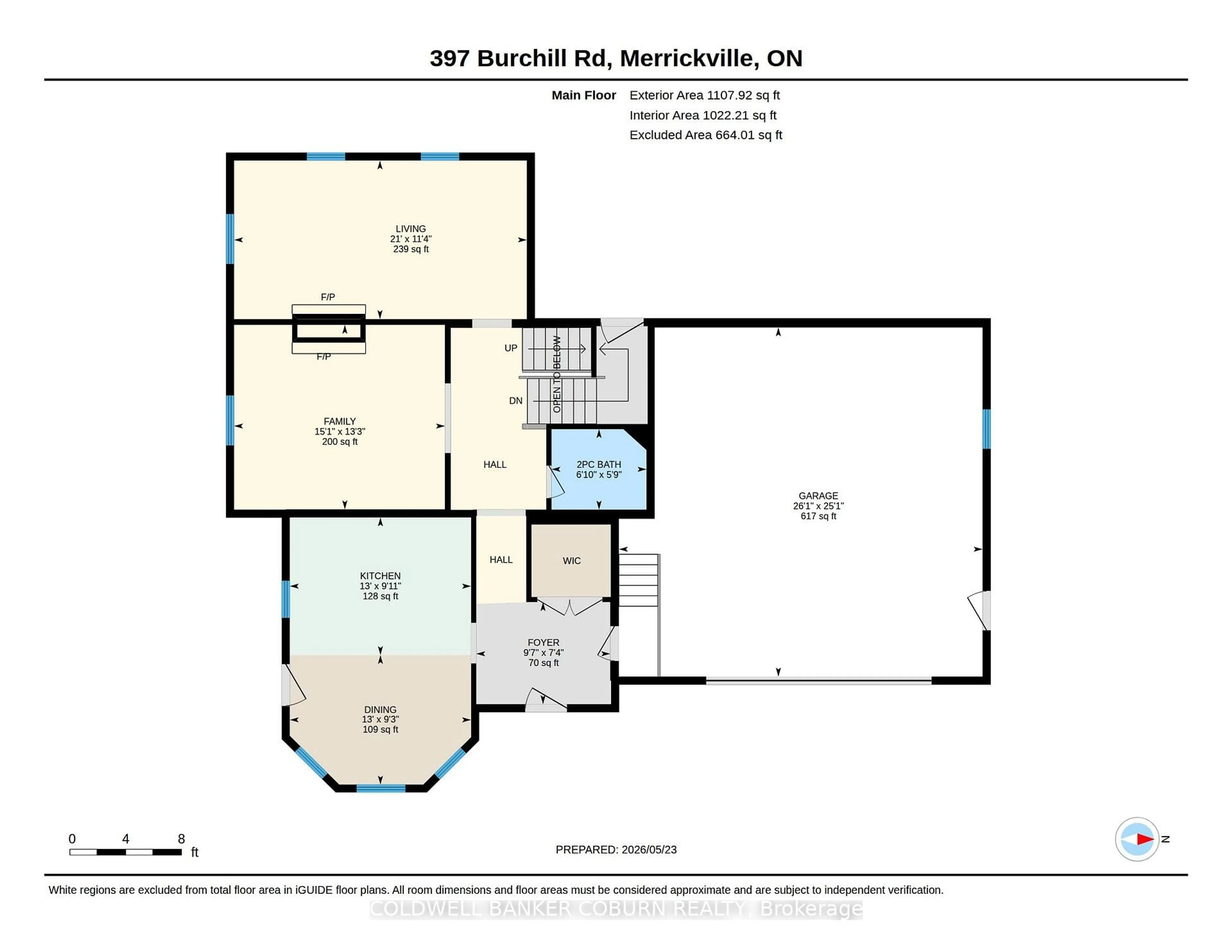 Floor plan for 397 Burchill Rd, Merrickville Ontario K0G 1N0